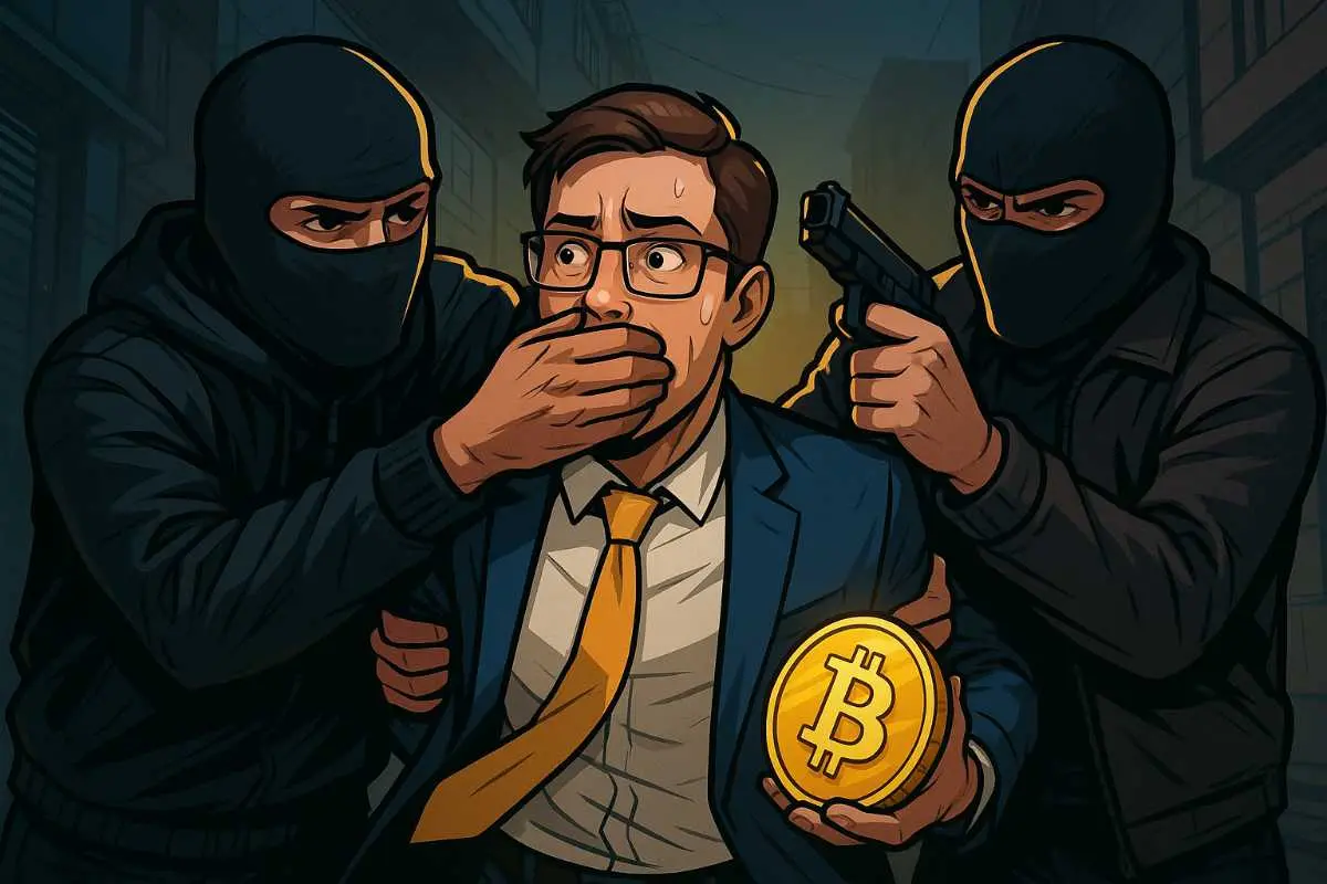 Cryptohandelaar ontvoert door criminelen