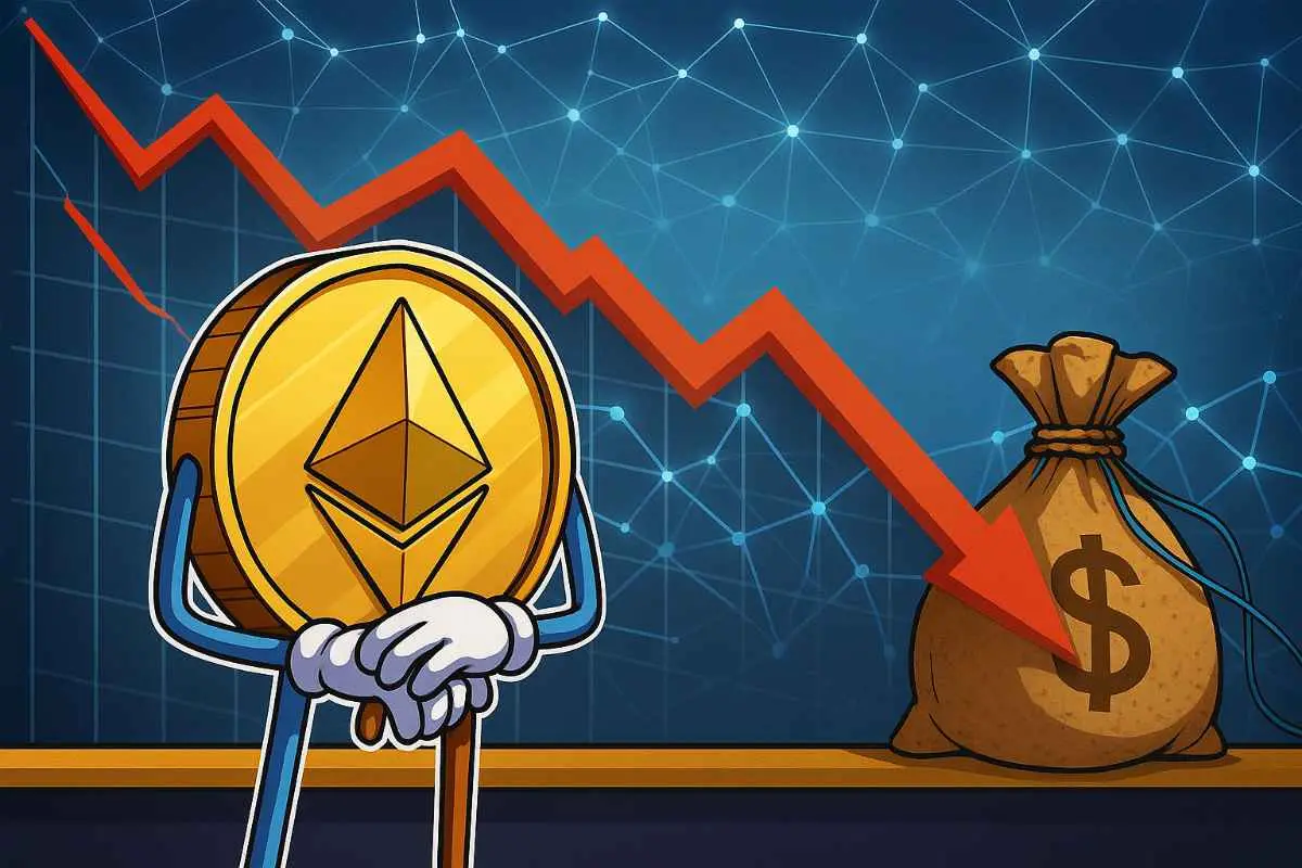 Ethereum inkomsten dalen