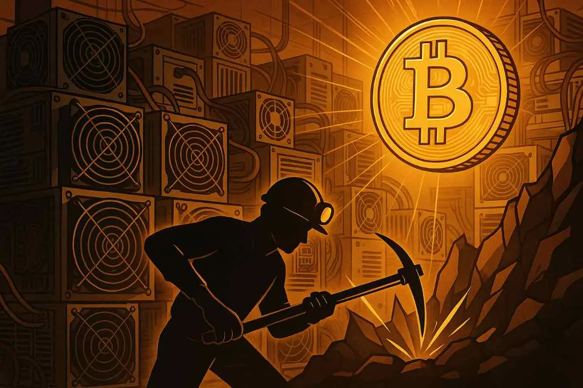 Bitcoin mining 95%