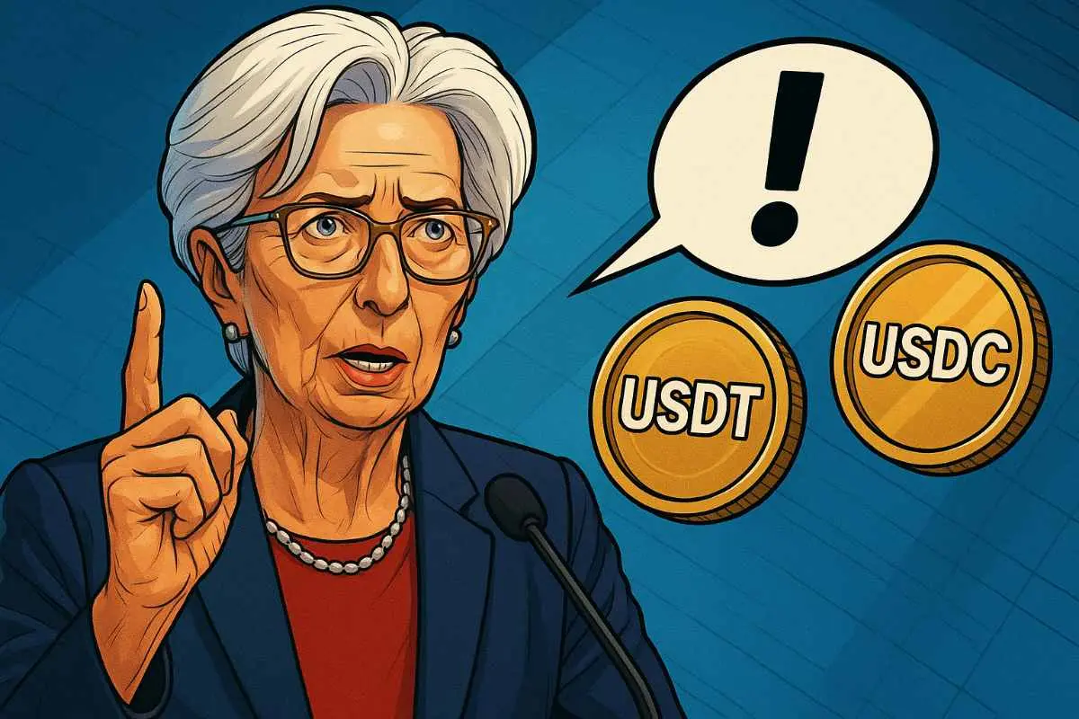 Christine Lagarde ECB stablecoins