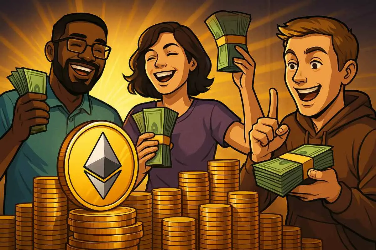 Ethereum staking winst koers daling