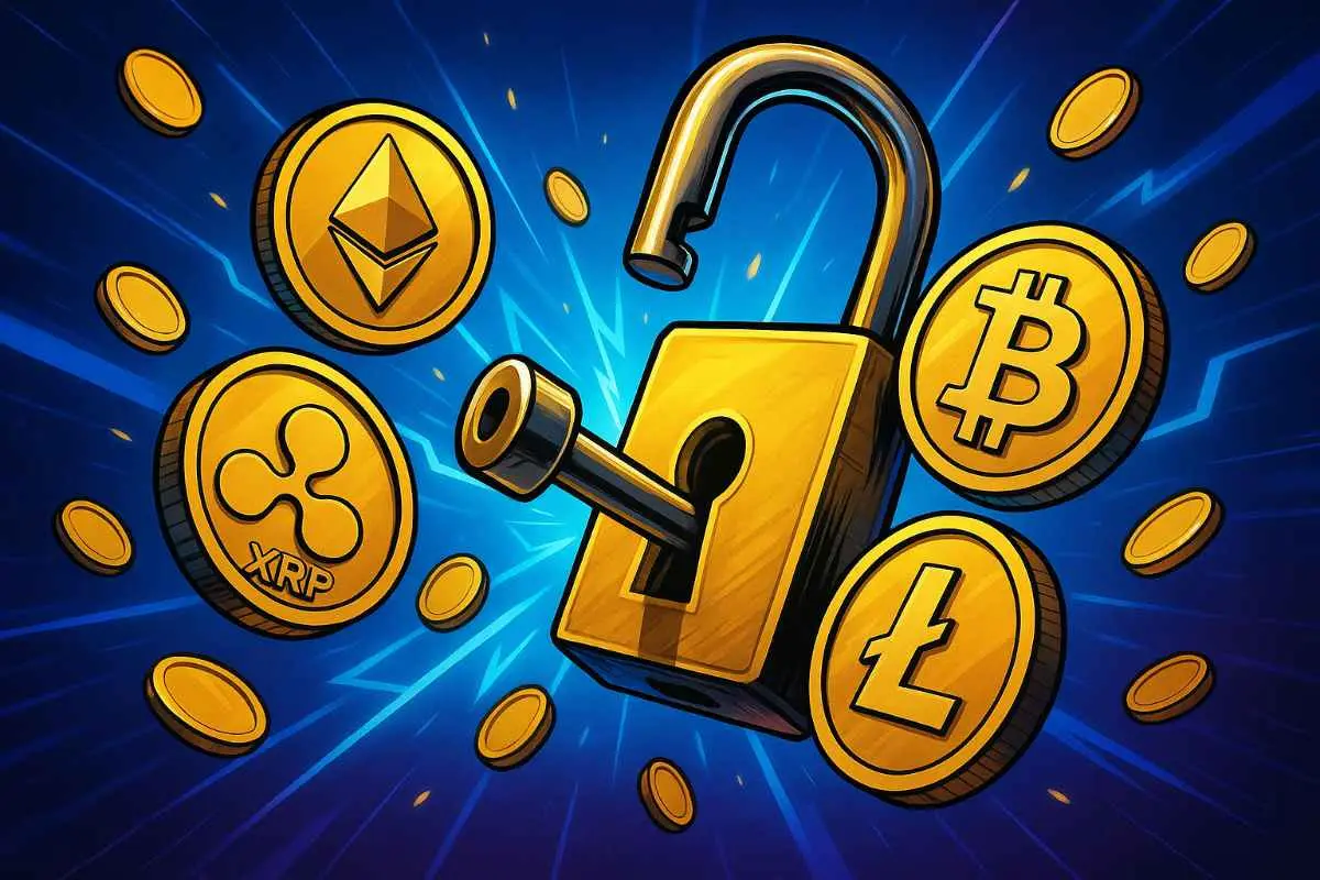 Token ontgrendelingen altcoins
