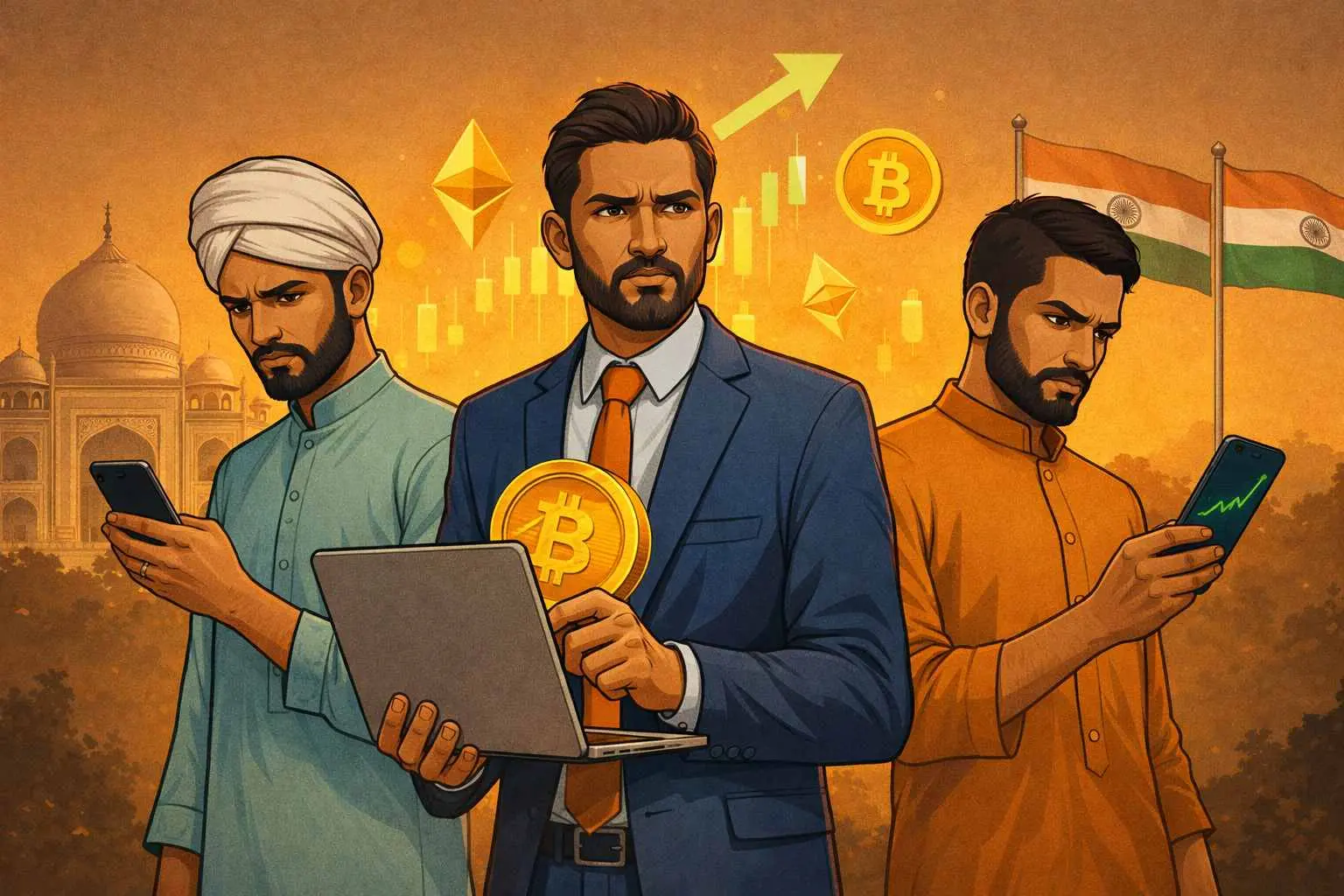 Crypto-gebruikers India
