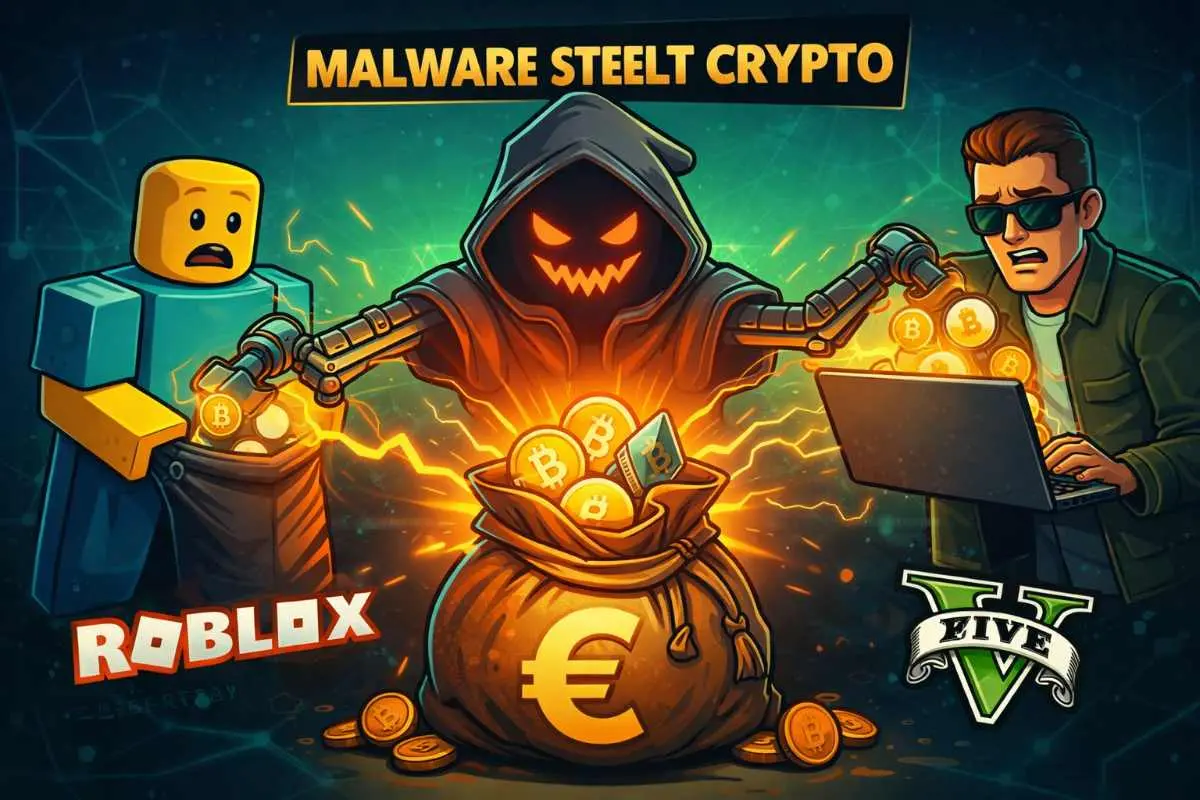 Malware steelt crypto in Roblox en GTA V