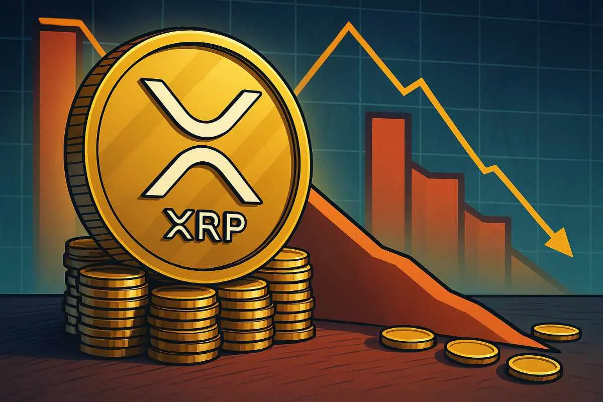 XRP-voorraad op beurzen dieptepunt