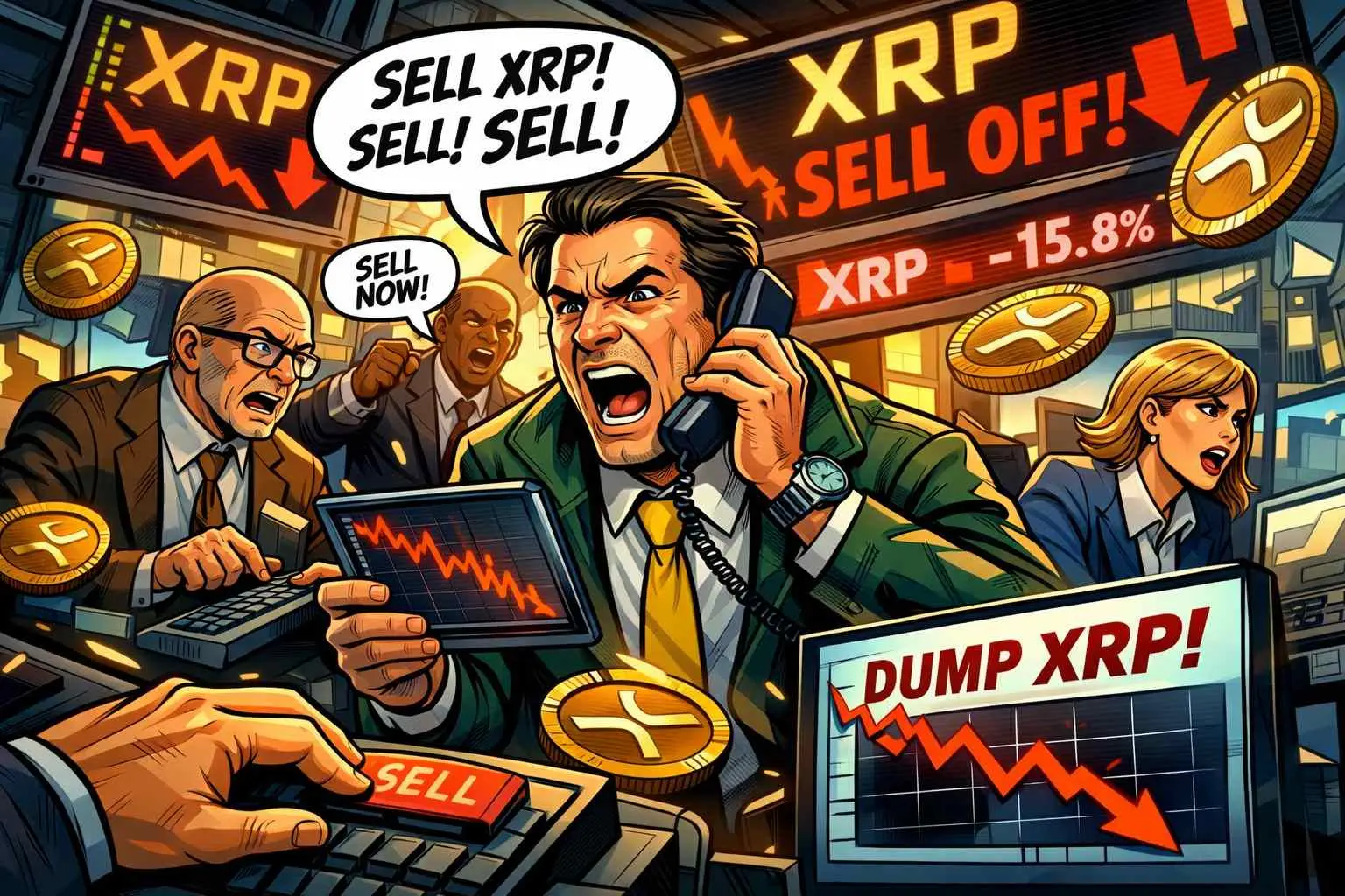 XRP-whales verkopen