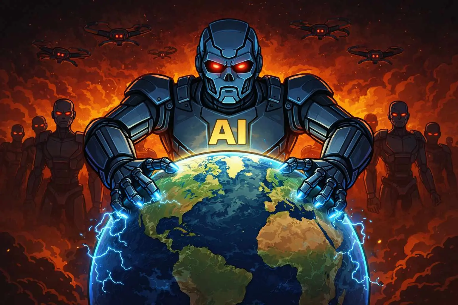 AI wereld gevaar