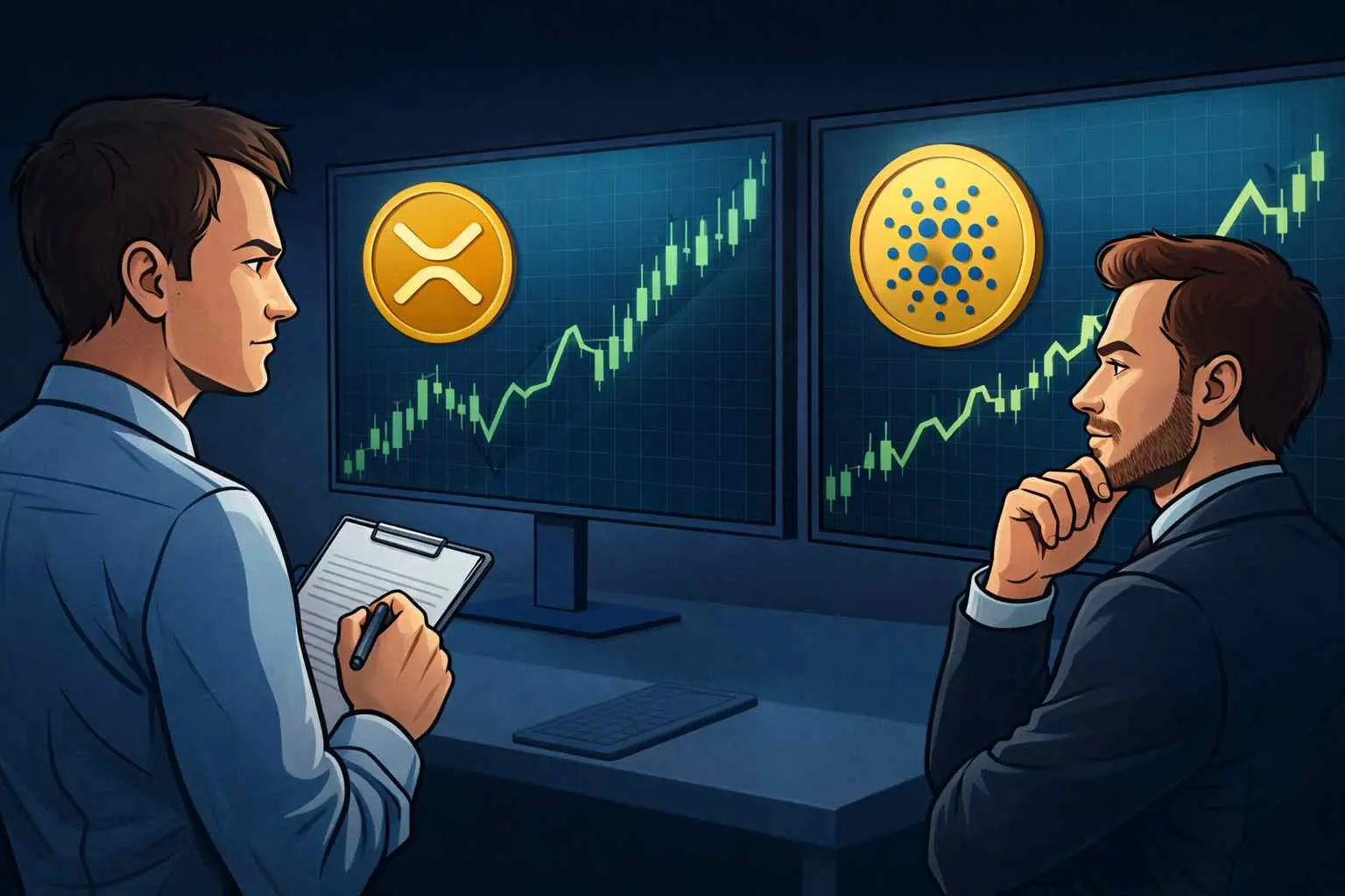Cardano XRP koers