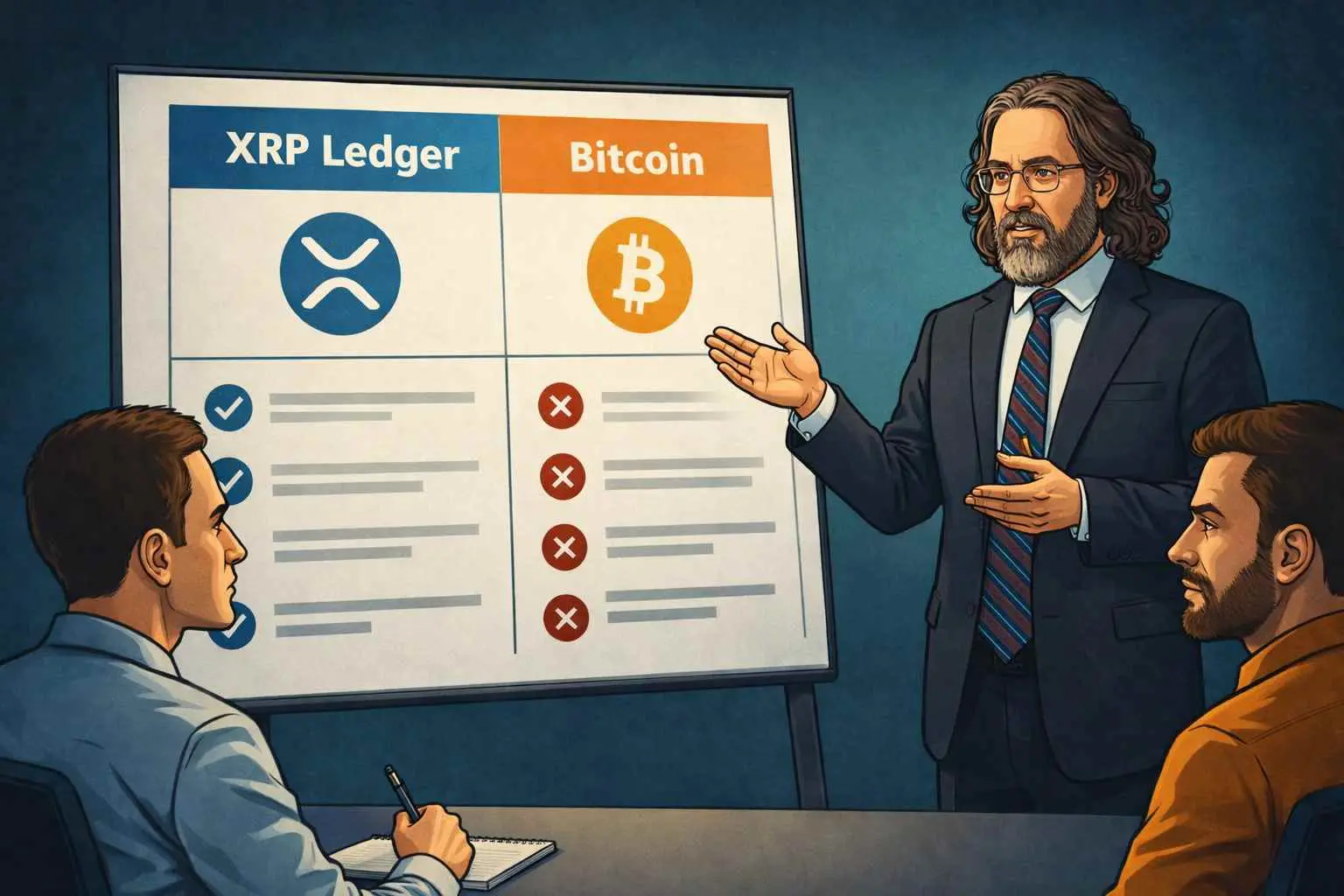 David Schwartz XRP Ledger vs. Bitcoin