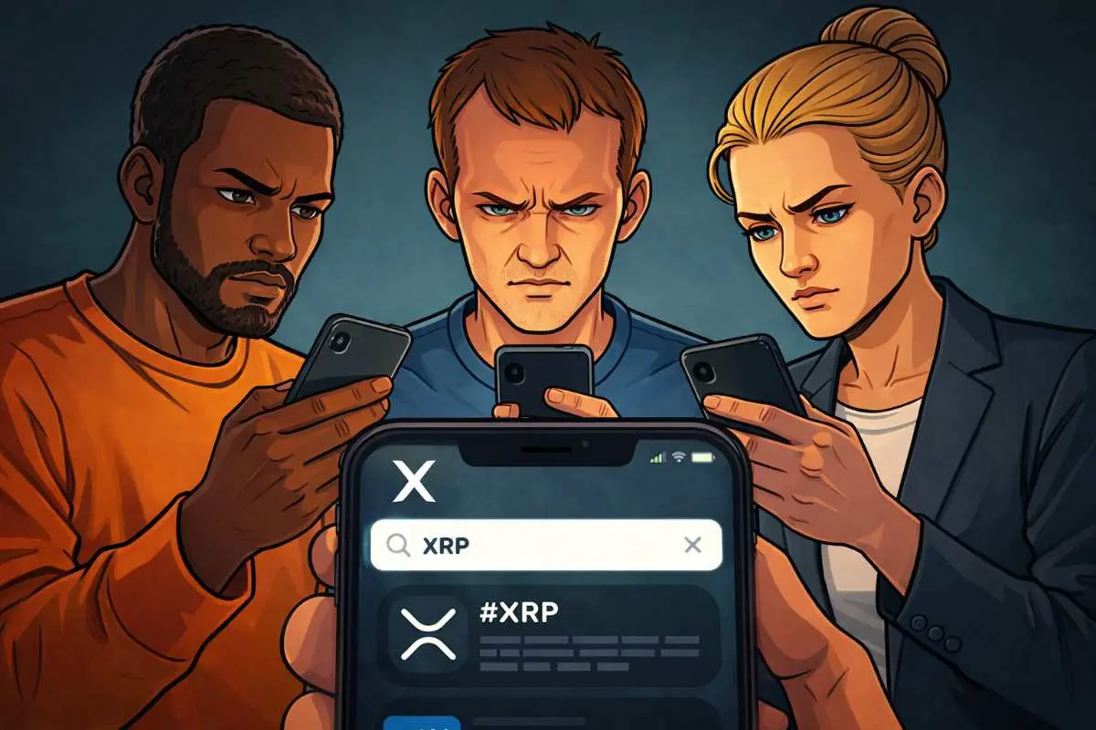 XRP zoekvolume op X