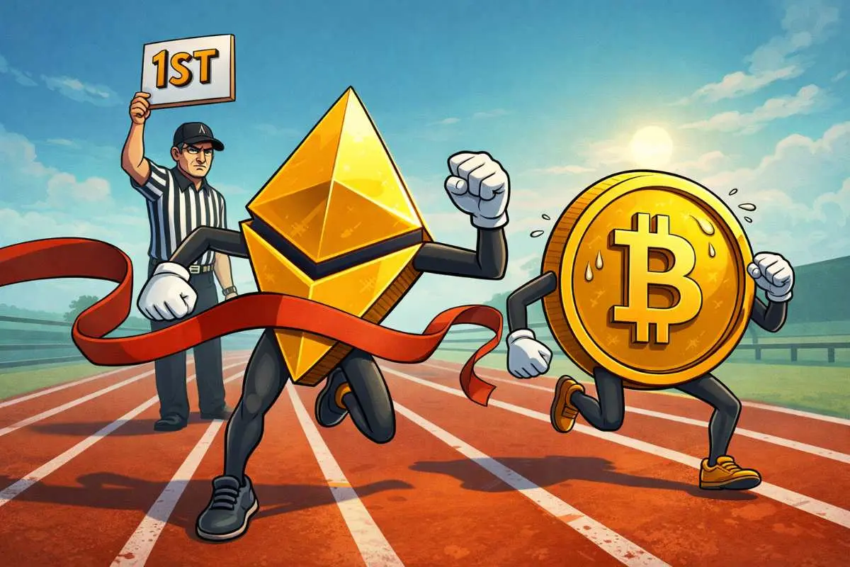 Ethereum Bitcoin prestaties