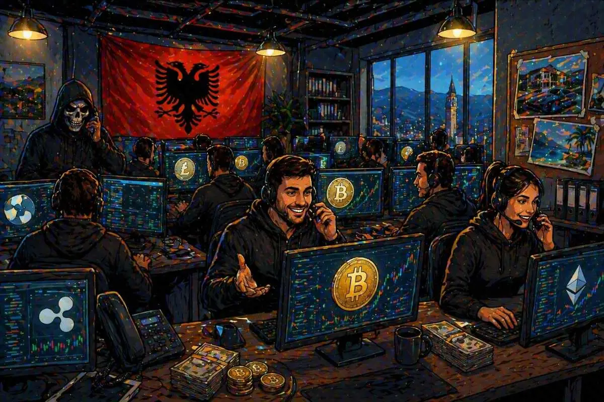 Crypto-fraude Albanië