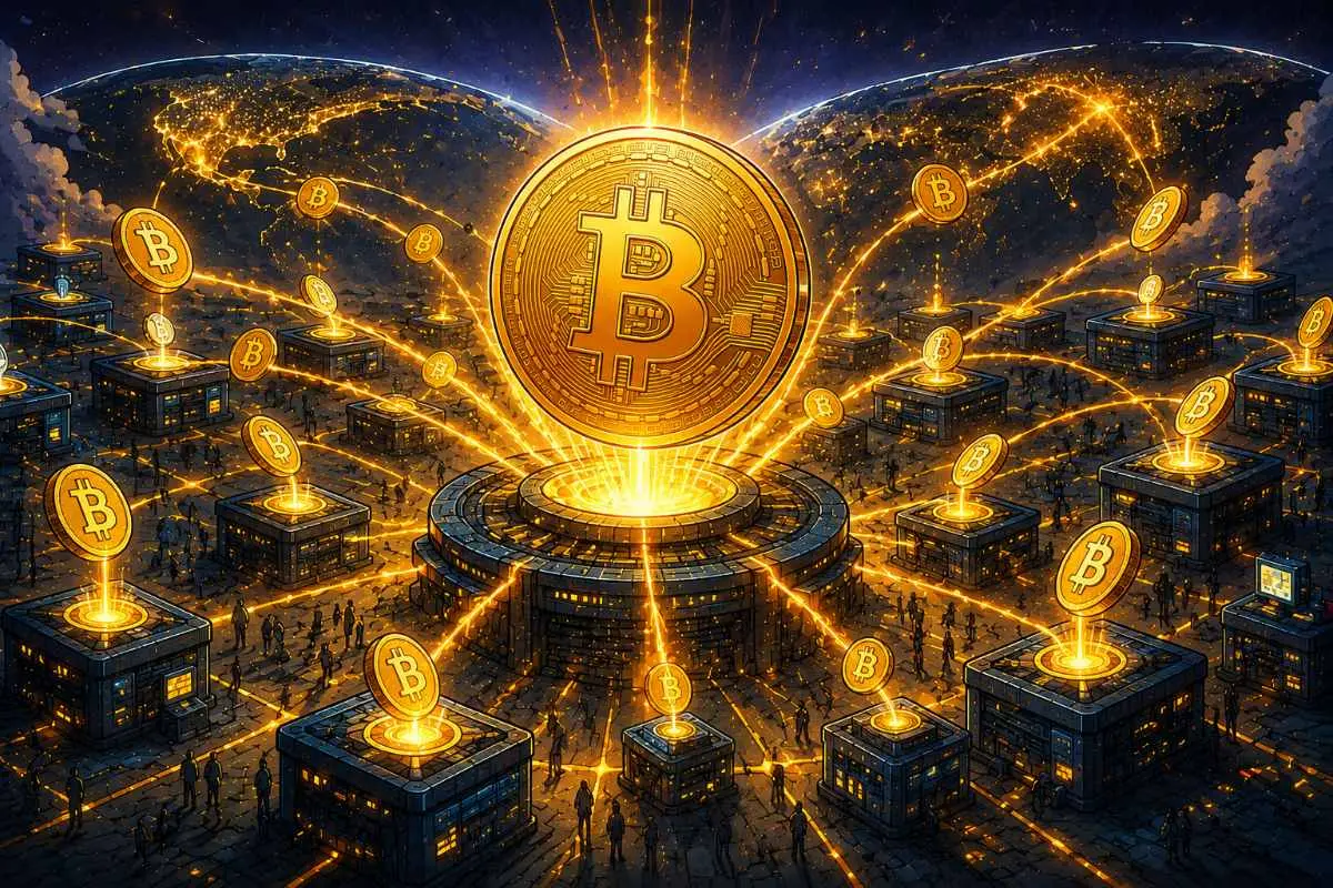 Bitcoin-netwerk transacties