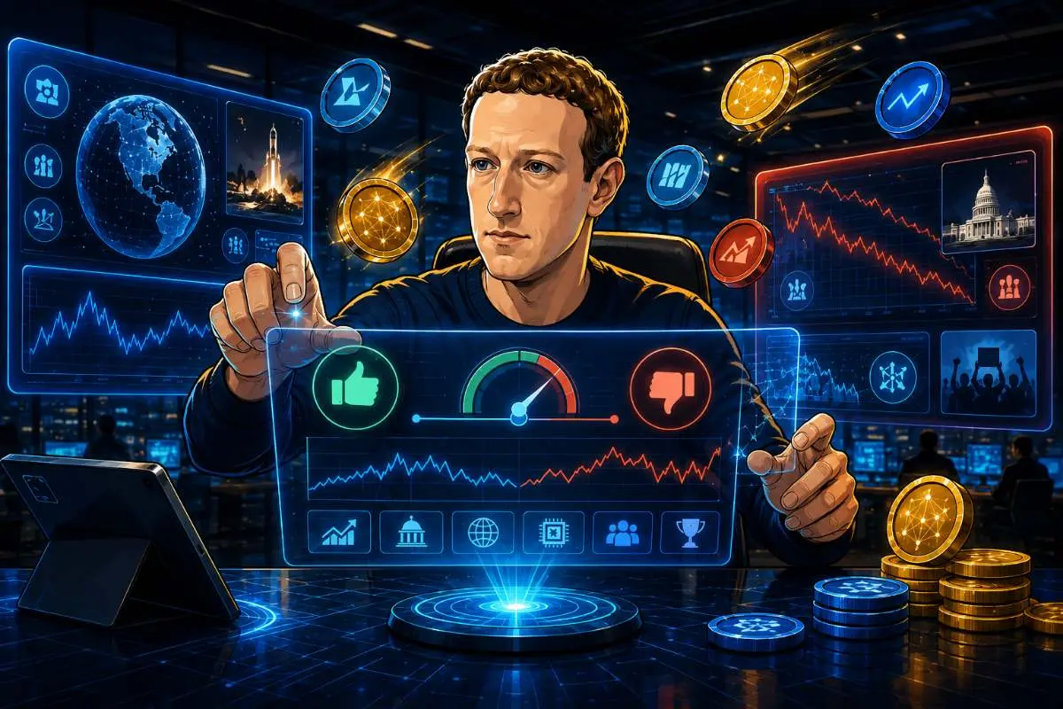 Mark Zuckerberg voorspellingsmarkt Arena