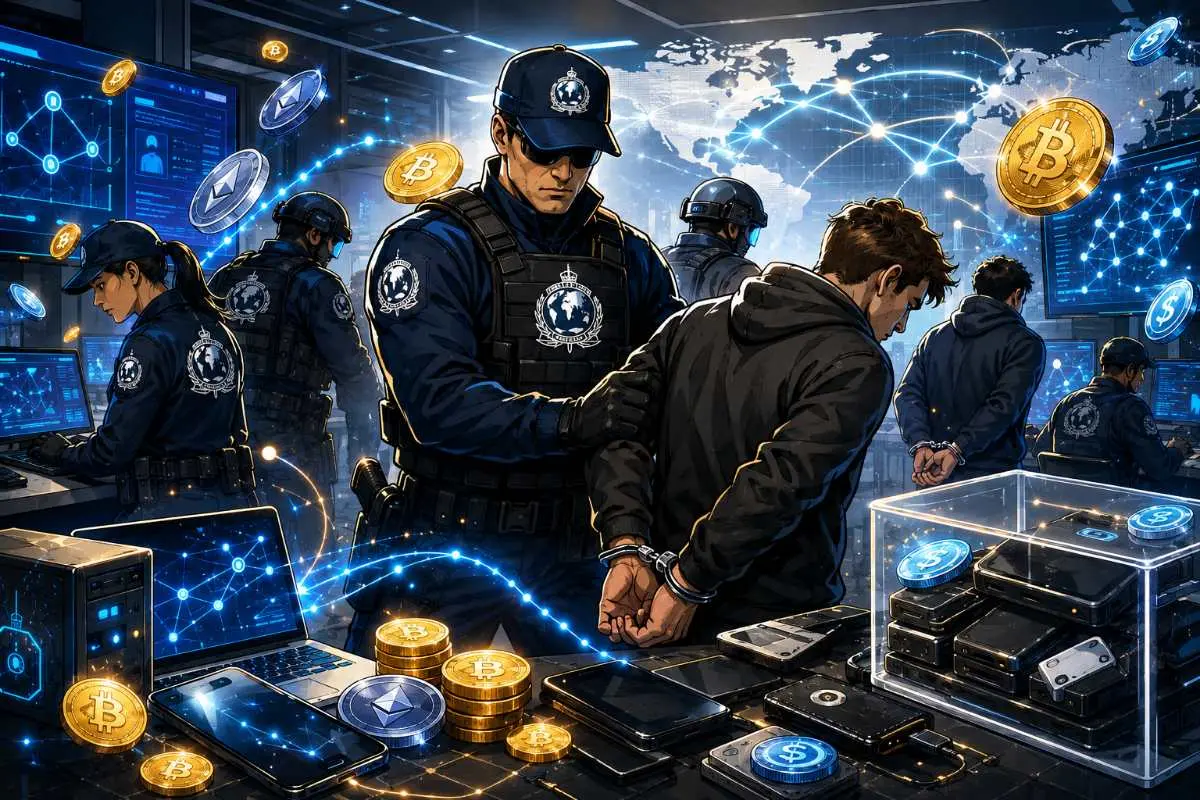 Interpol crypto fraude