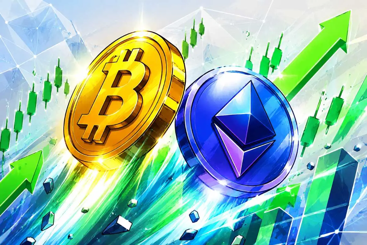 Bitcoin en Ethereum stijgen (1)