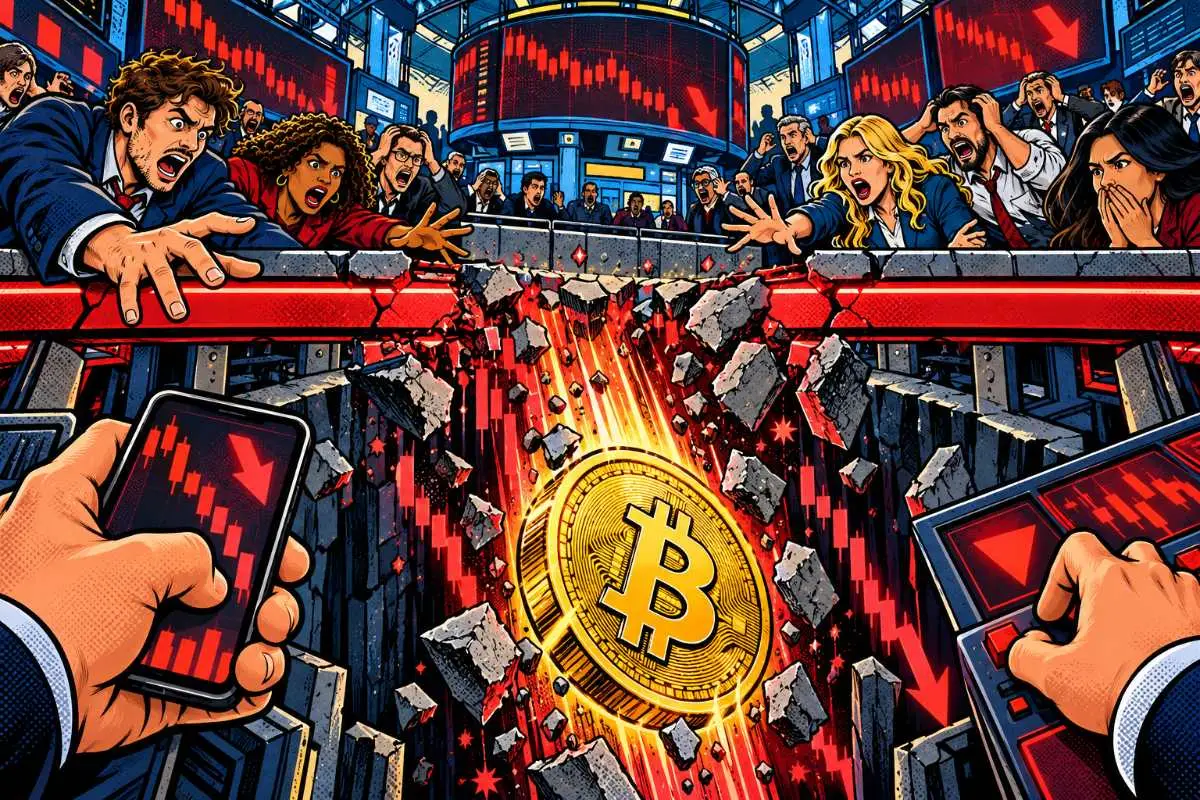 Bitcoin koers daalt (1)