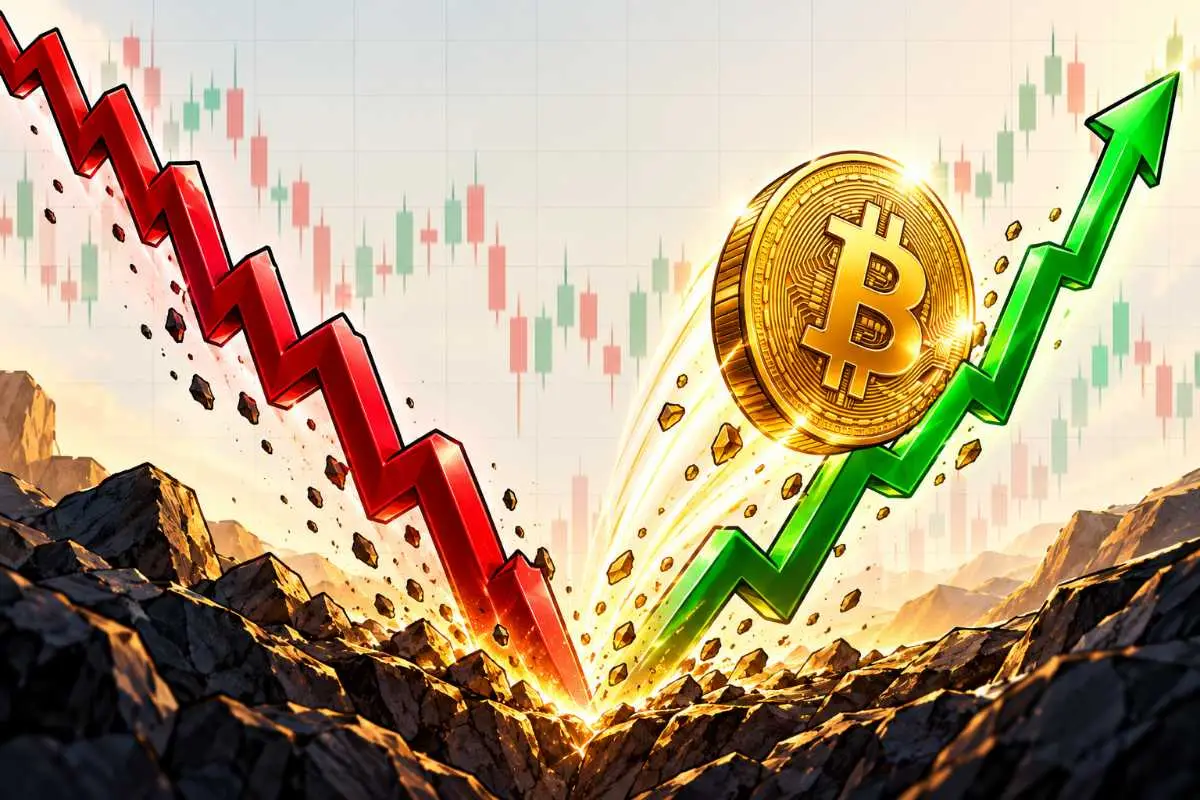Bitcoin zakt en herstelt in V-vorm