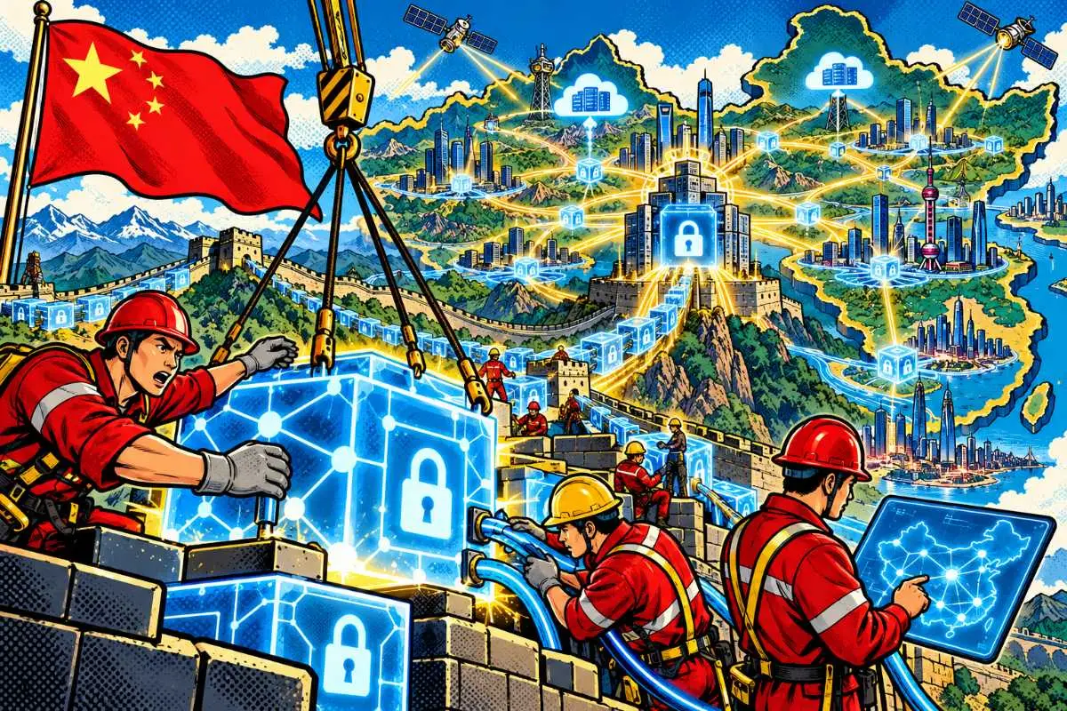 China bouwt een landelijk blockchainnetwerk