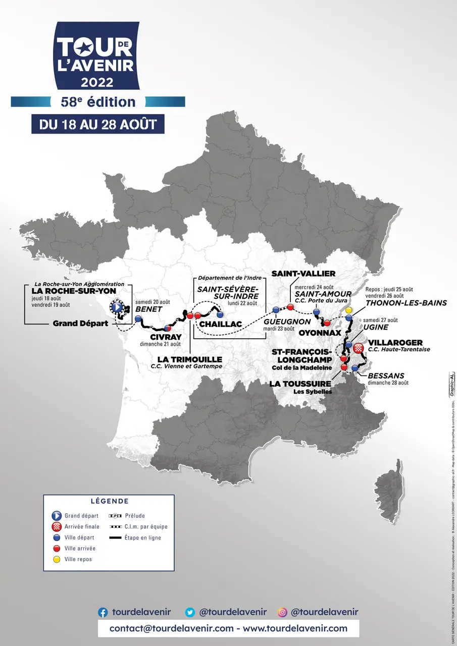 TourdelAvenir Map