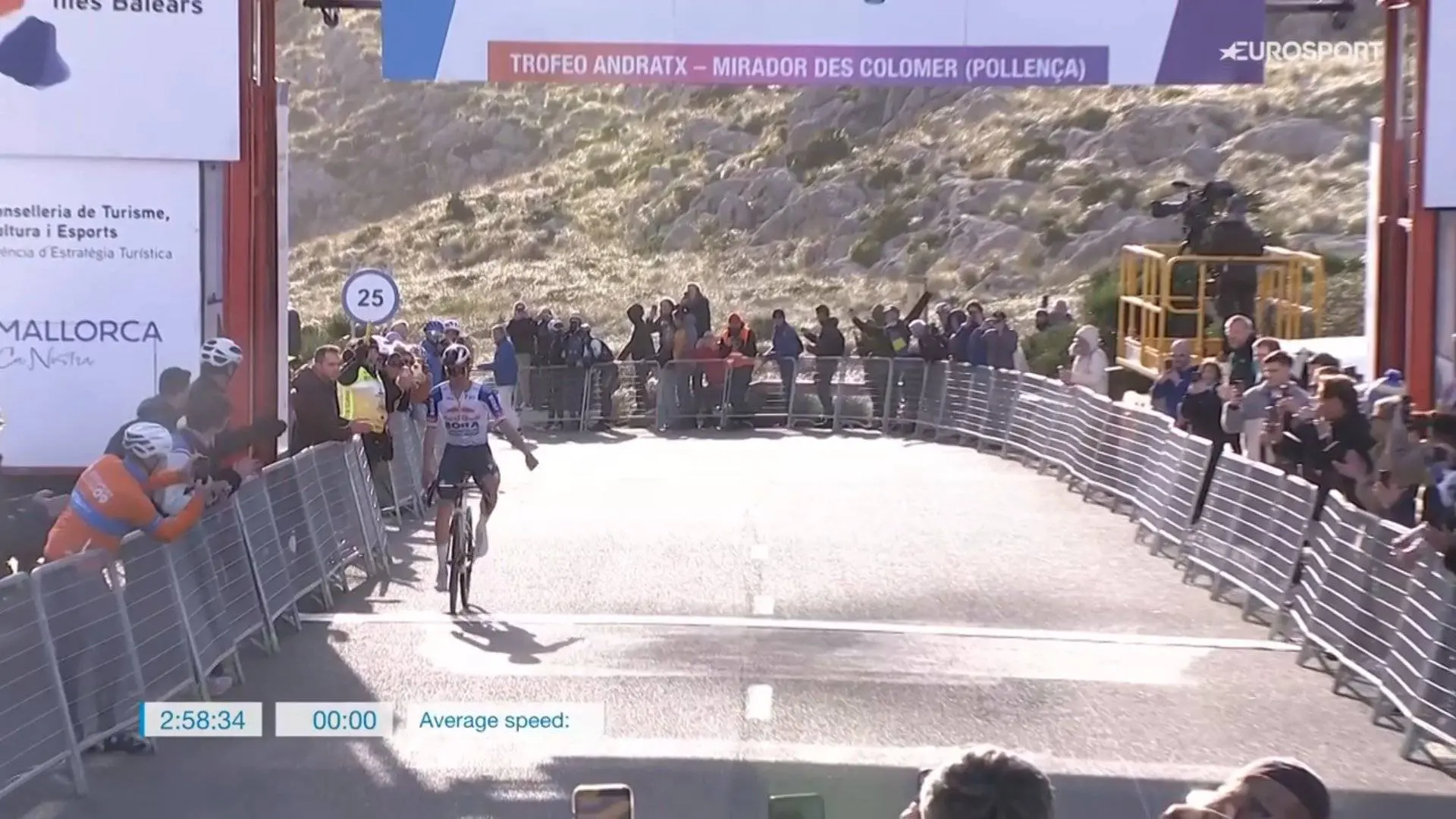 Remco Evenepoel winning the 2026 Trofeo Andratx