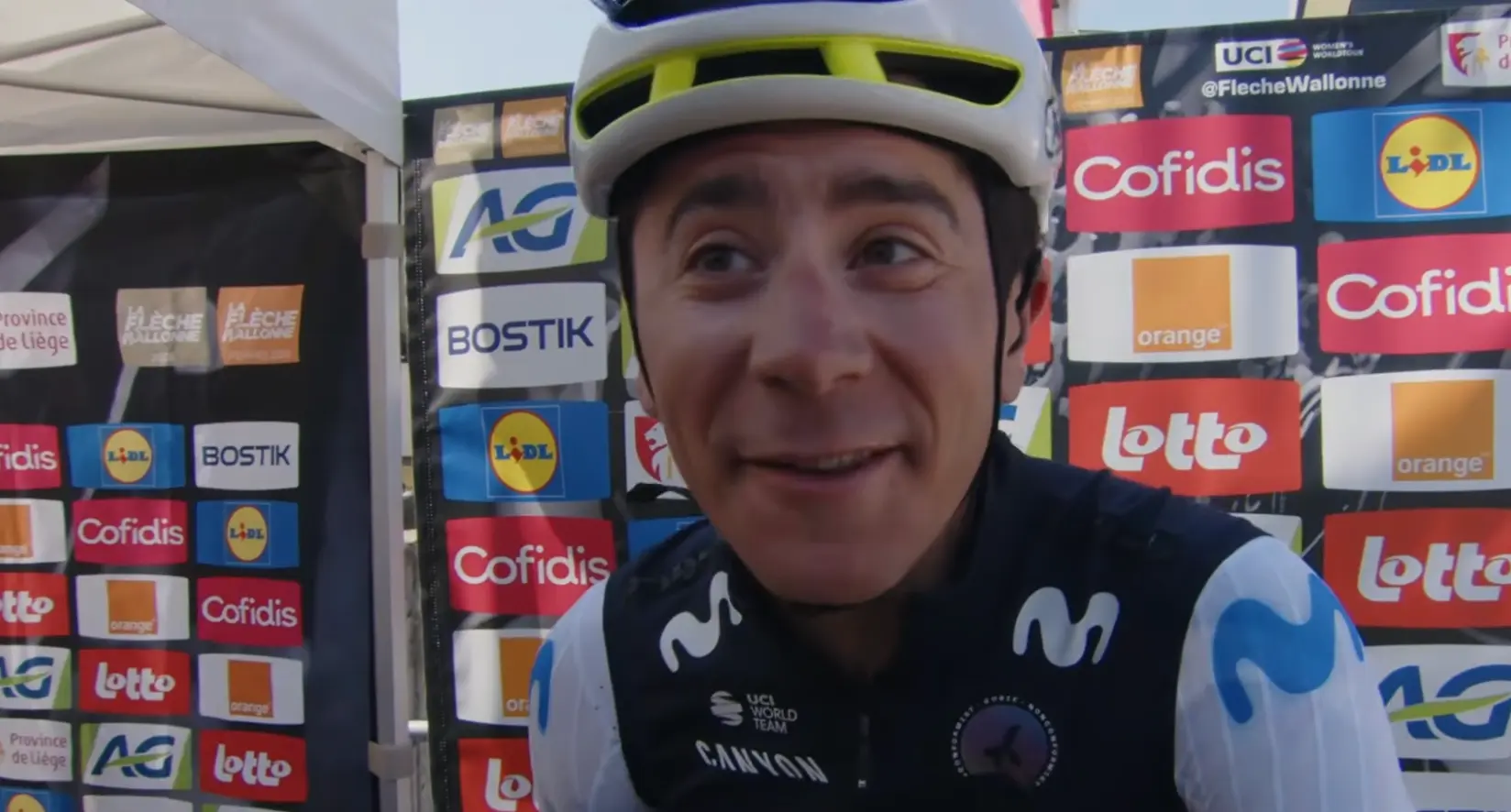 Cian Uijtdebroeks movistar flecha valona 2026