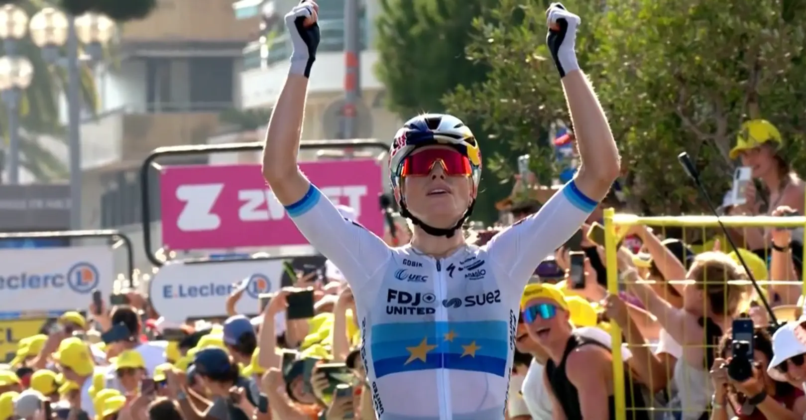 Demi Vollering wons stage 8 2026 TDDF