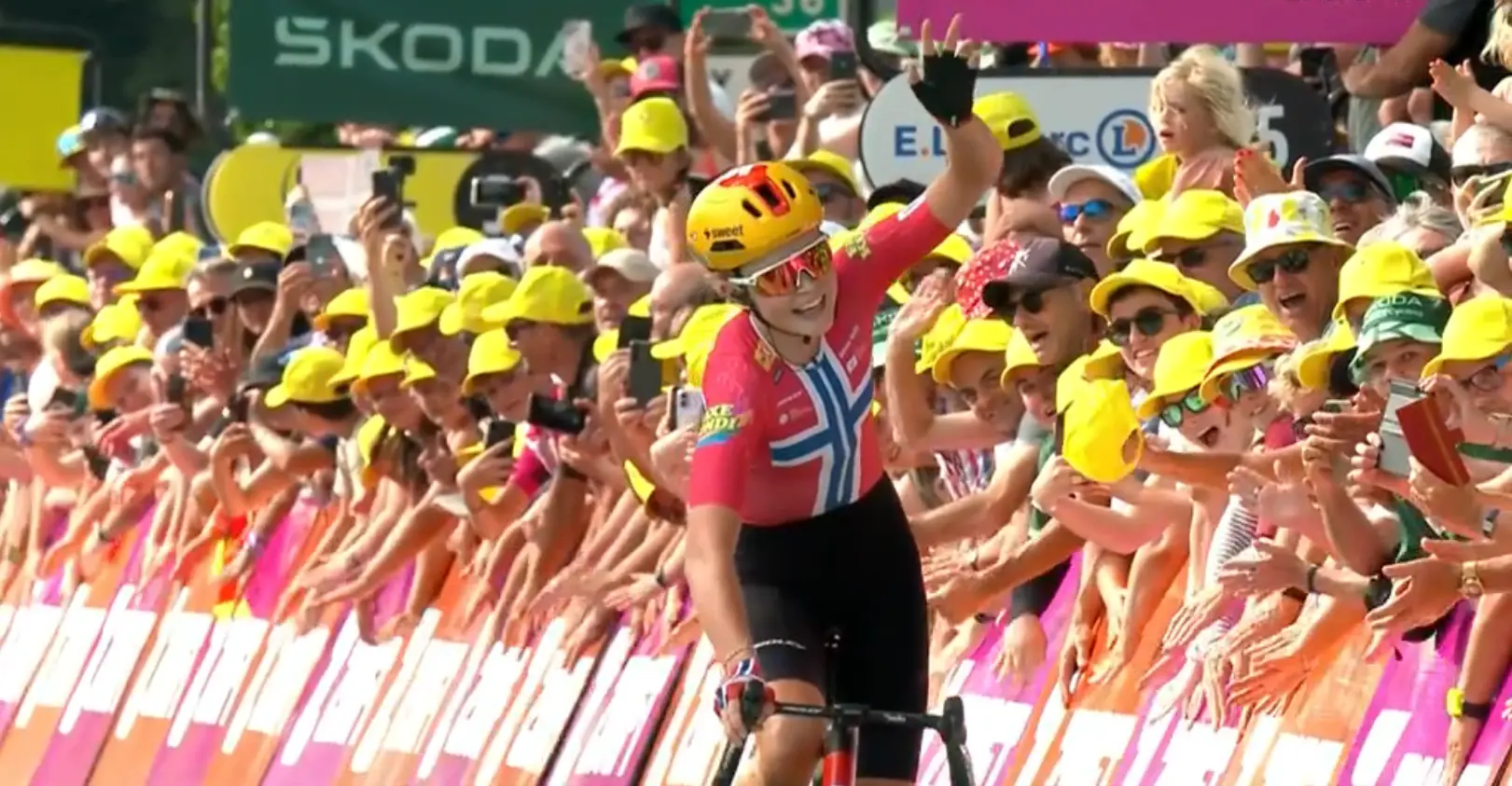 Sigrid Ytterhus Haugset wons 2026 TDFF Stage 3
