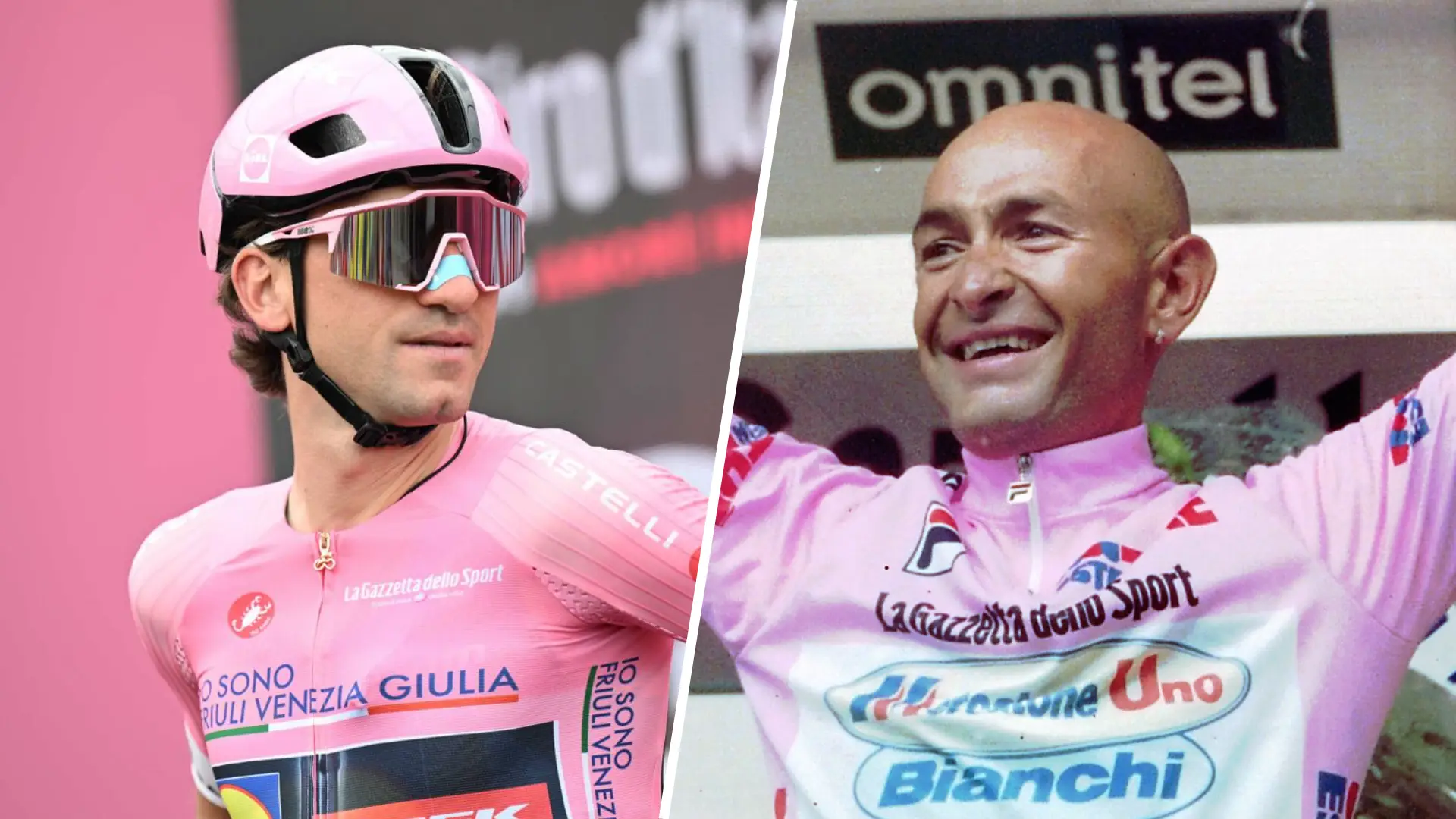 Giulio Ciccone, Marco Pantani collage