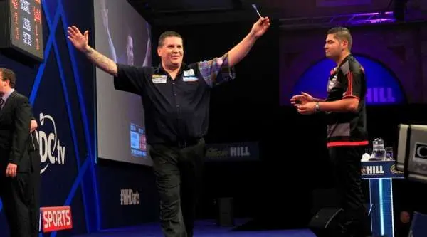 Gary 9 dart finish