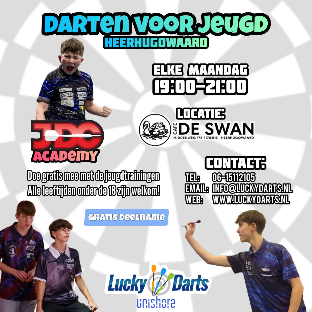1x1 jeugd darten heerhugowaard