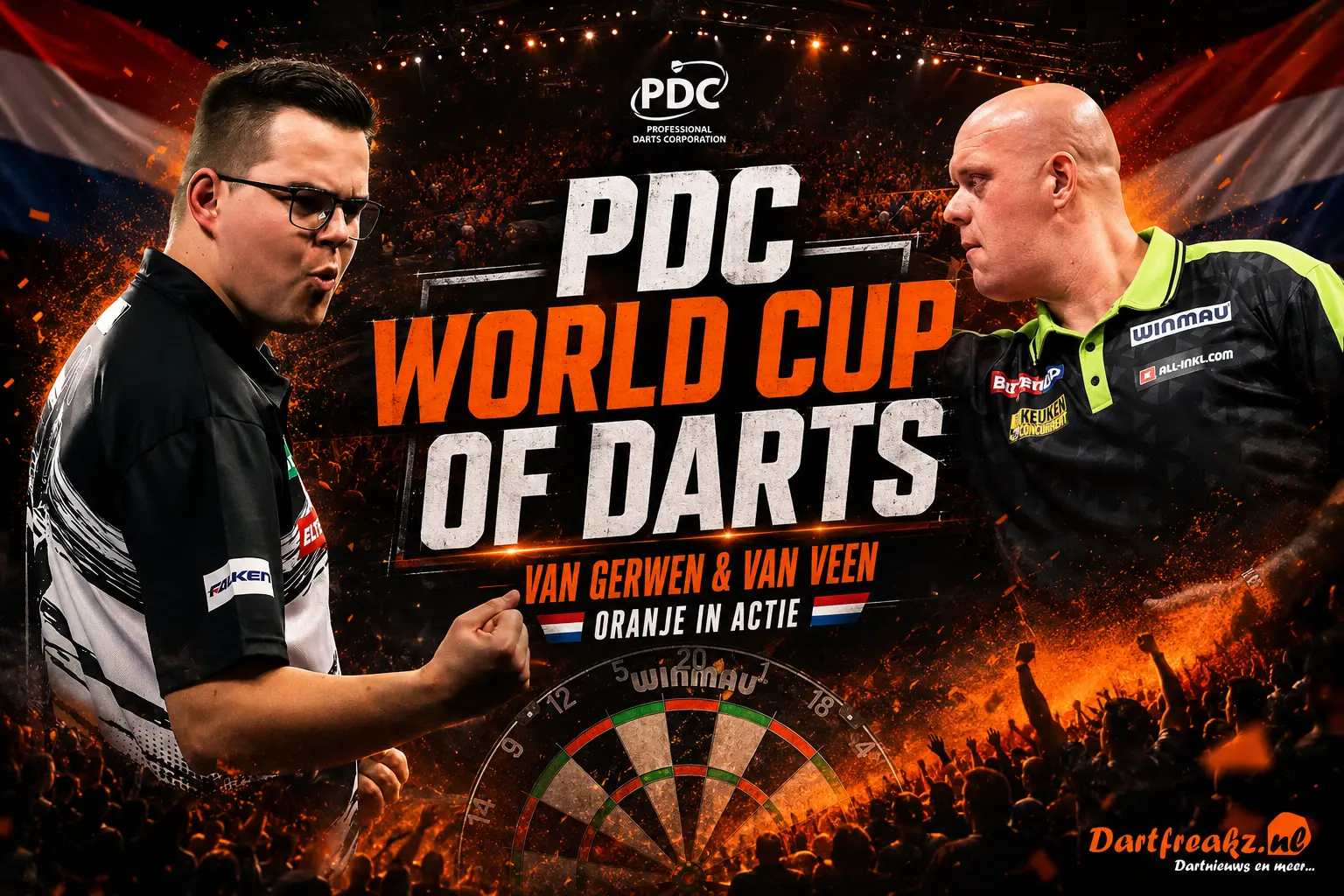 World Cup of Darts WCoD Van Veen en Van Gerwen