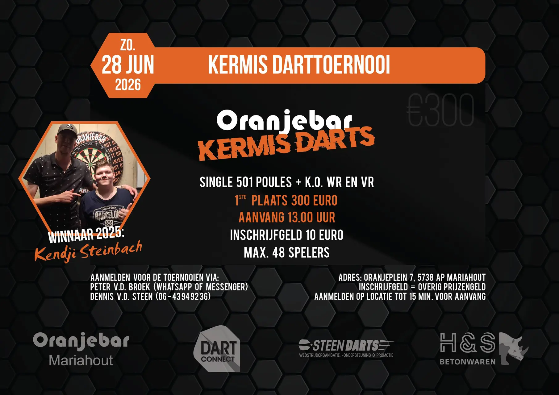 Kermis Darttoernooi 2026