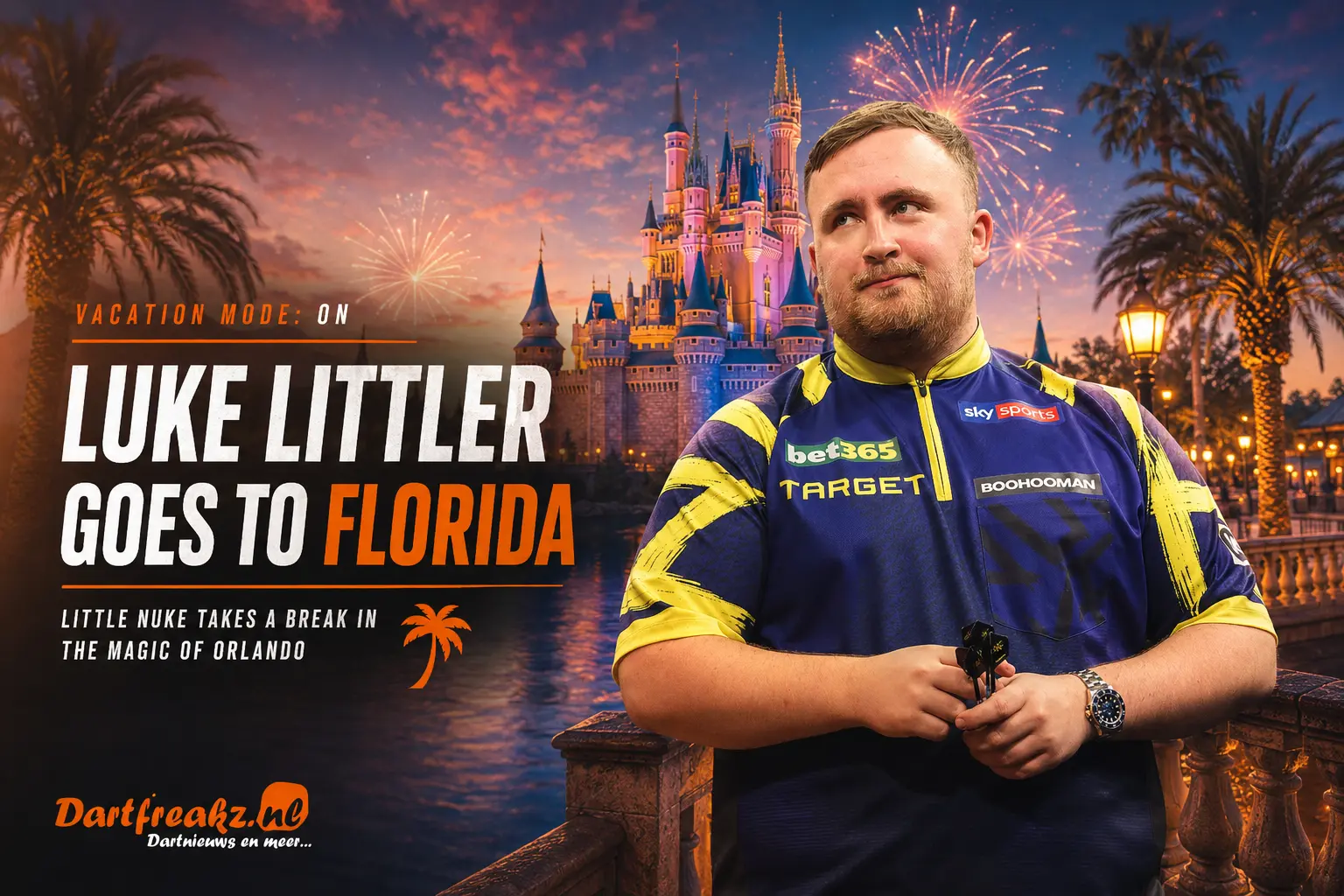 Luke Littler Disney World Florida
