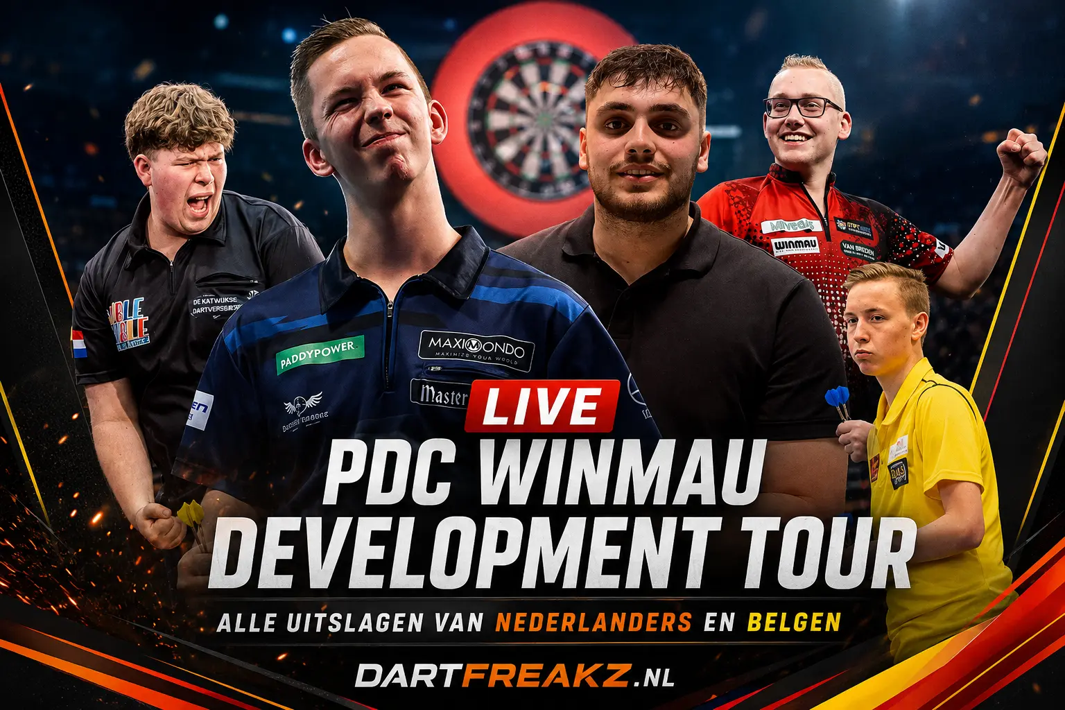 PDC Development tour 2026 live