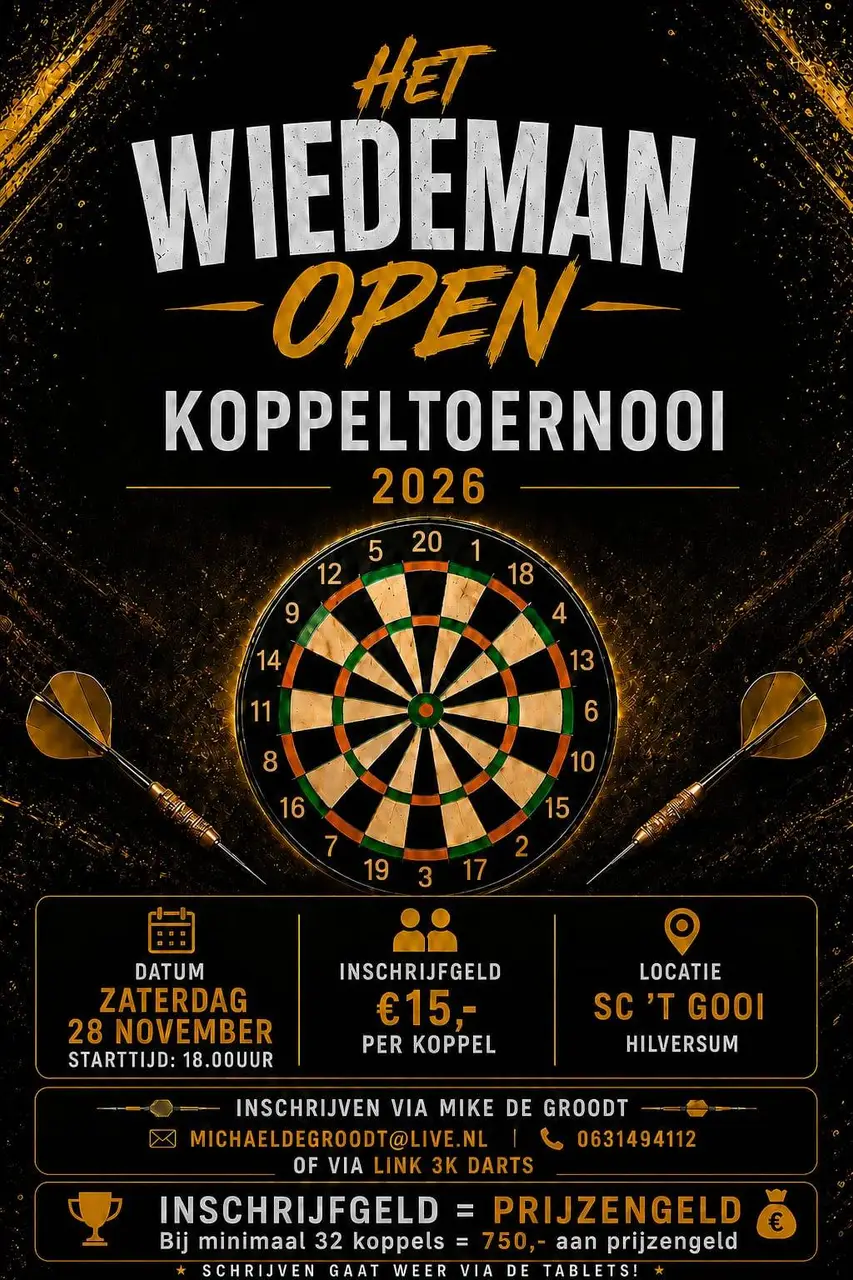 Wiedeman koppeltoernooi 2026