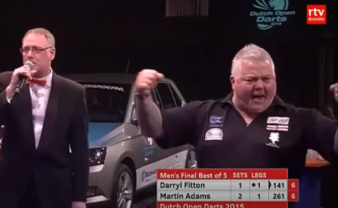 2021 02 01 17 00 46 Darryl Fitton 9 Dart Finsh At the Dutch Open 2015  YouTube