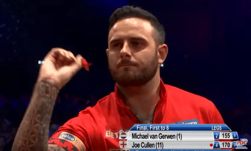 2019 09 09 23_16_53 Van Gerwen v Cullen Final 2019 European Darts Matchplay YouTube