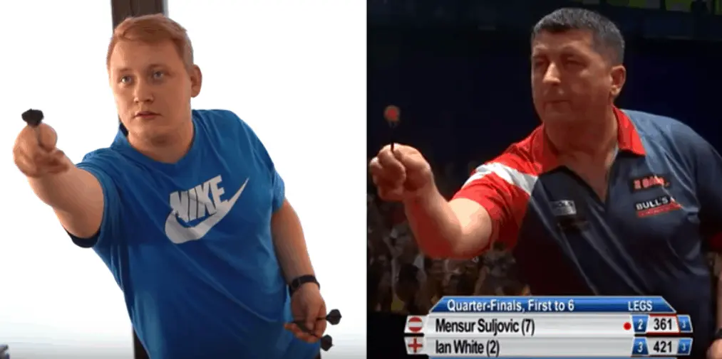 2019 09 16 13 44 11 Martin Schindler imitiert Dartspieler zu lustig YouTube