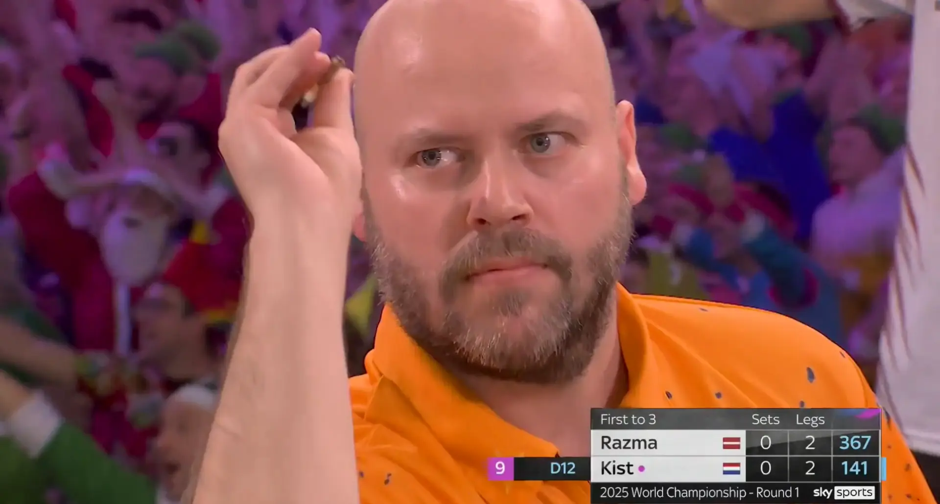2024 12 18 22 01 36 pdc darts op x kist hits a nine darter christian kist hits a nine darte