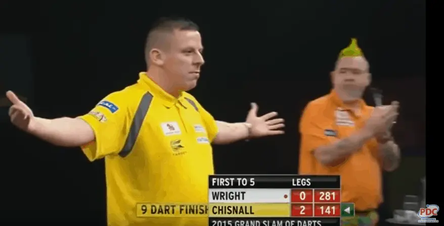 2019 11 07 12_07_27 Dave Chisnall NINE DARTER 2015 Grand Slam Of Darts YouTube