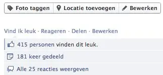 beelden en links worden vaker gedeeld vi