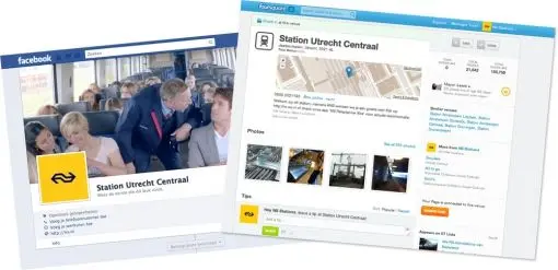 facebook foursquare
