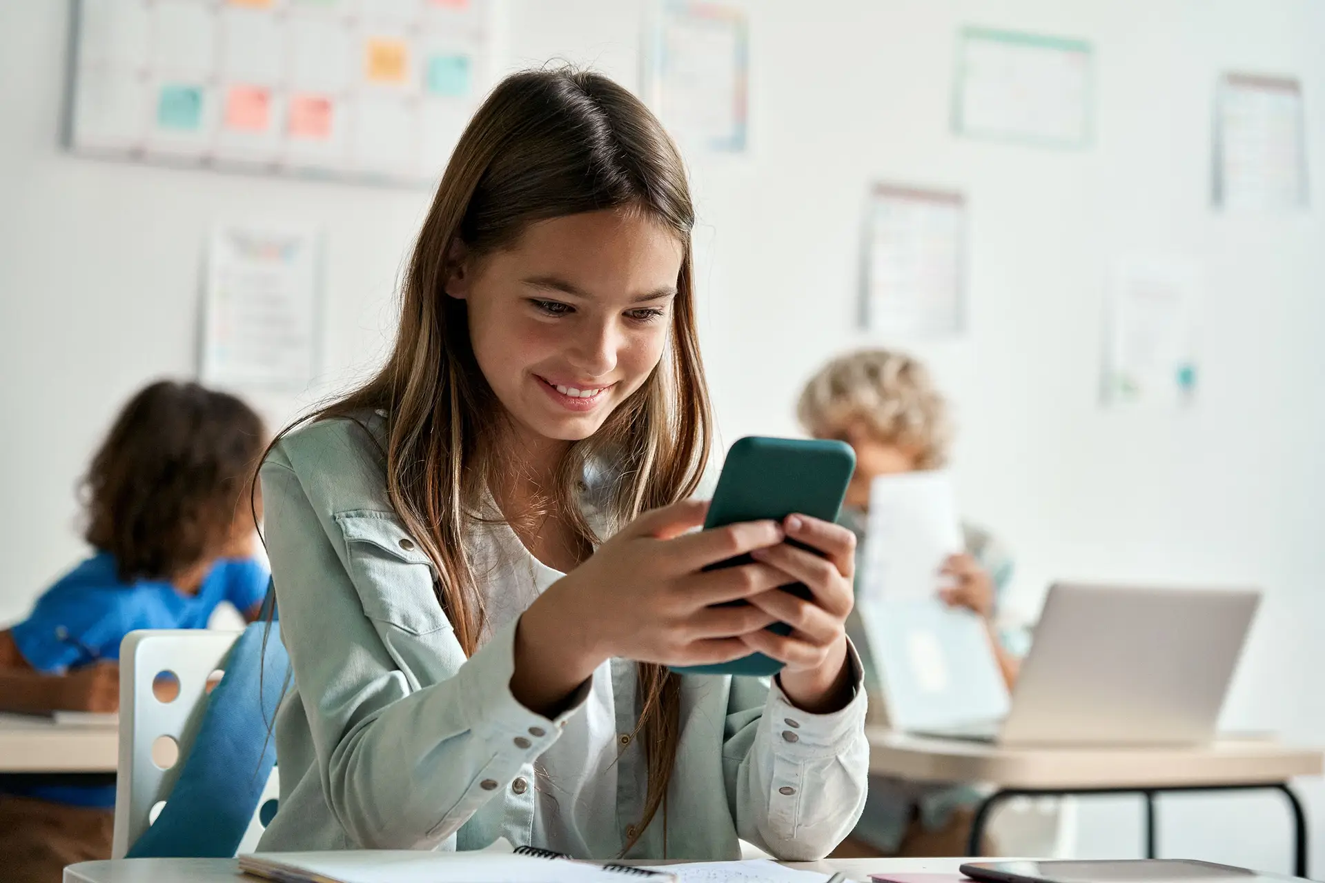 kids on mobile