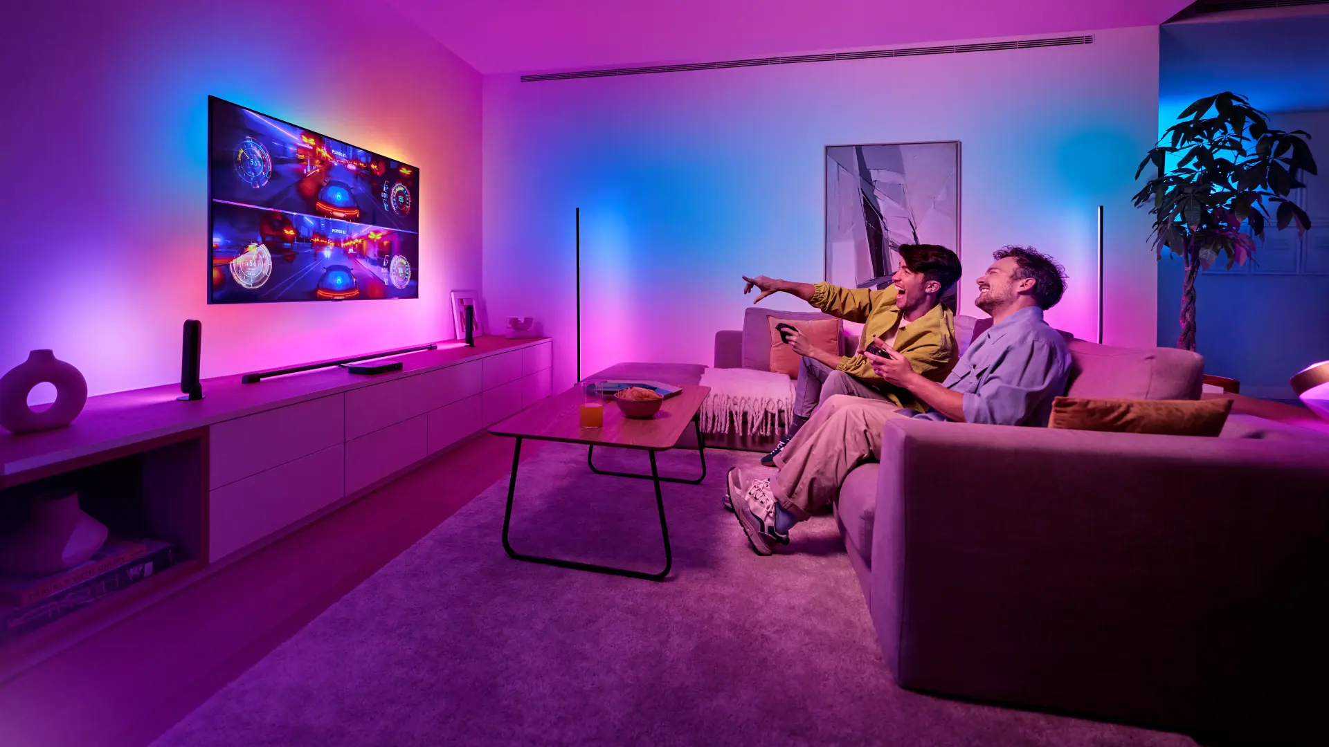 philips hue play hdmi sync box 8k lifestyle