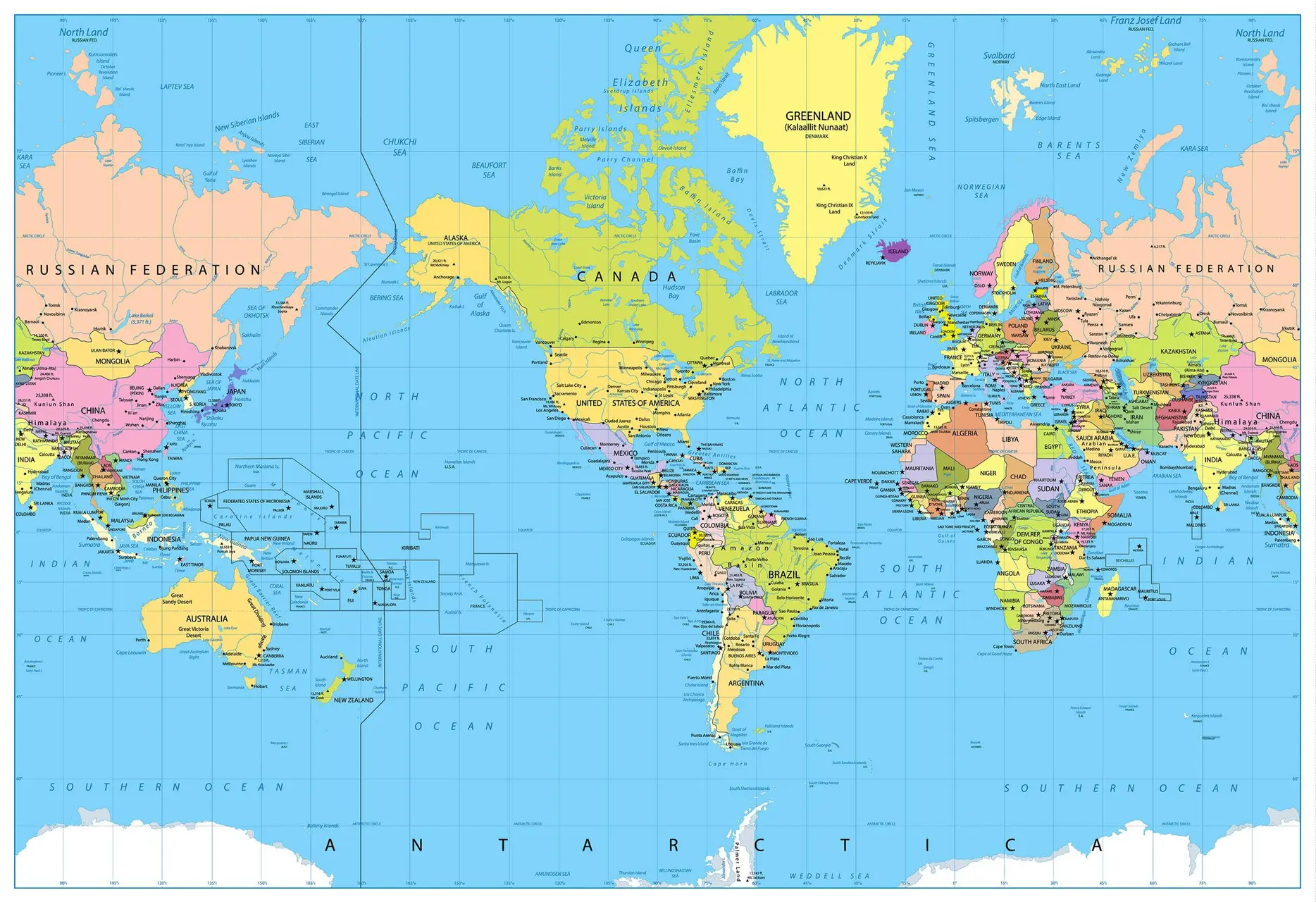 wereldkaart