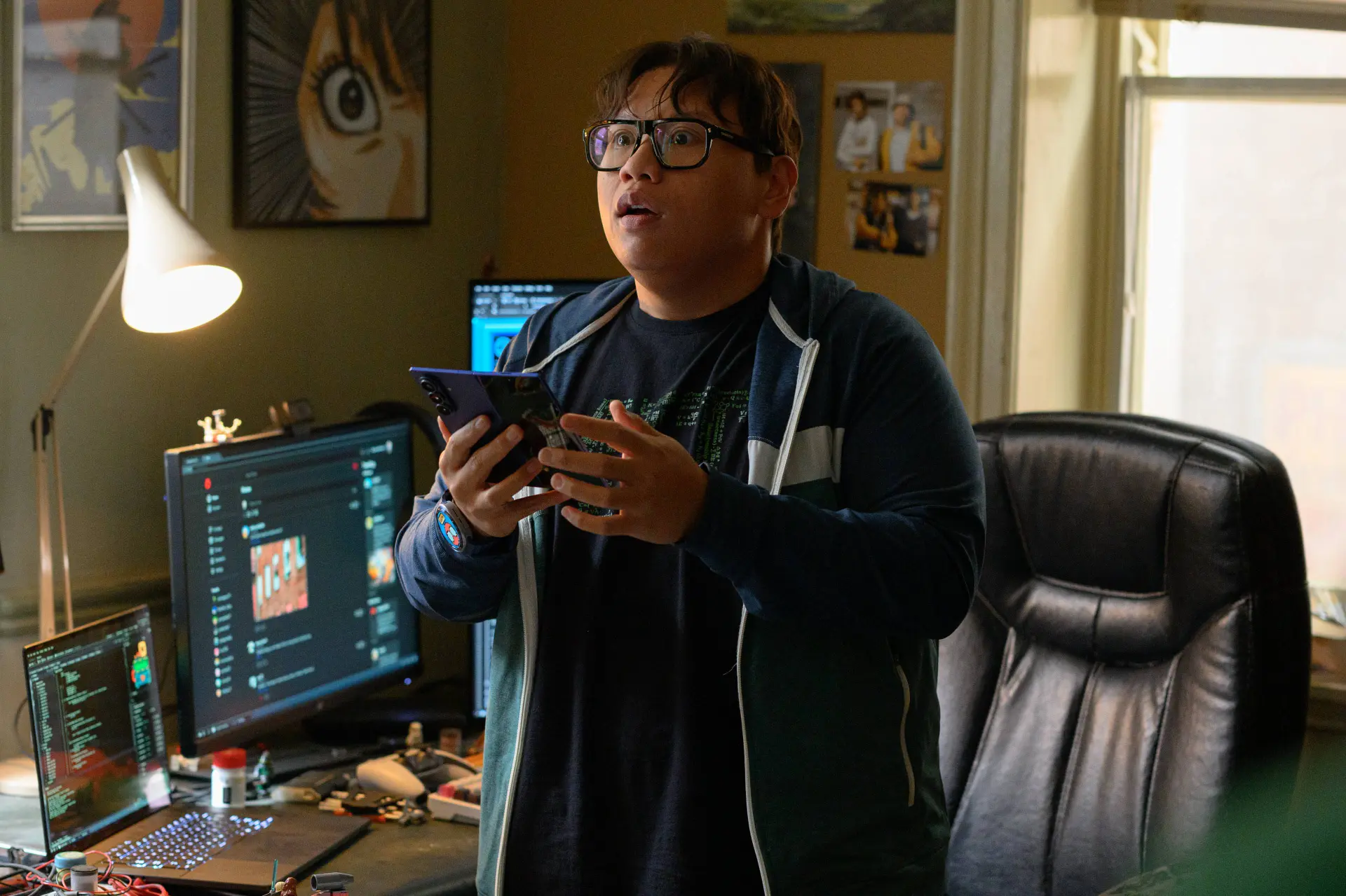 Spidey Tracker powered by Samsung Galaxy as seen in the upcoming Spider-Man Brand New Day film. © & ™ 2026 MARVEL. ©2026 CPII &