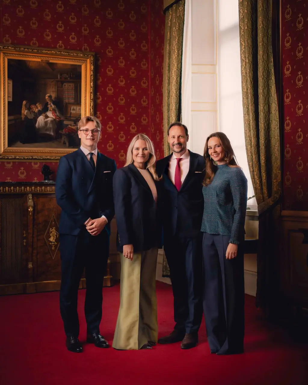 Vår nye kongefamilie. Foto: Det kongelige slott