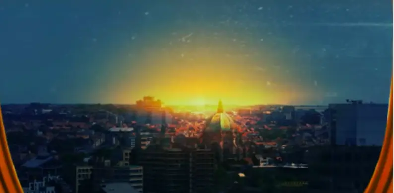 into the night