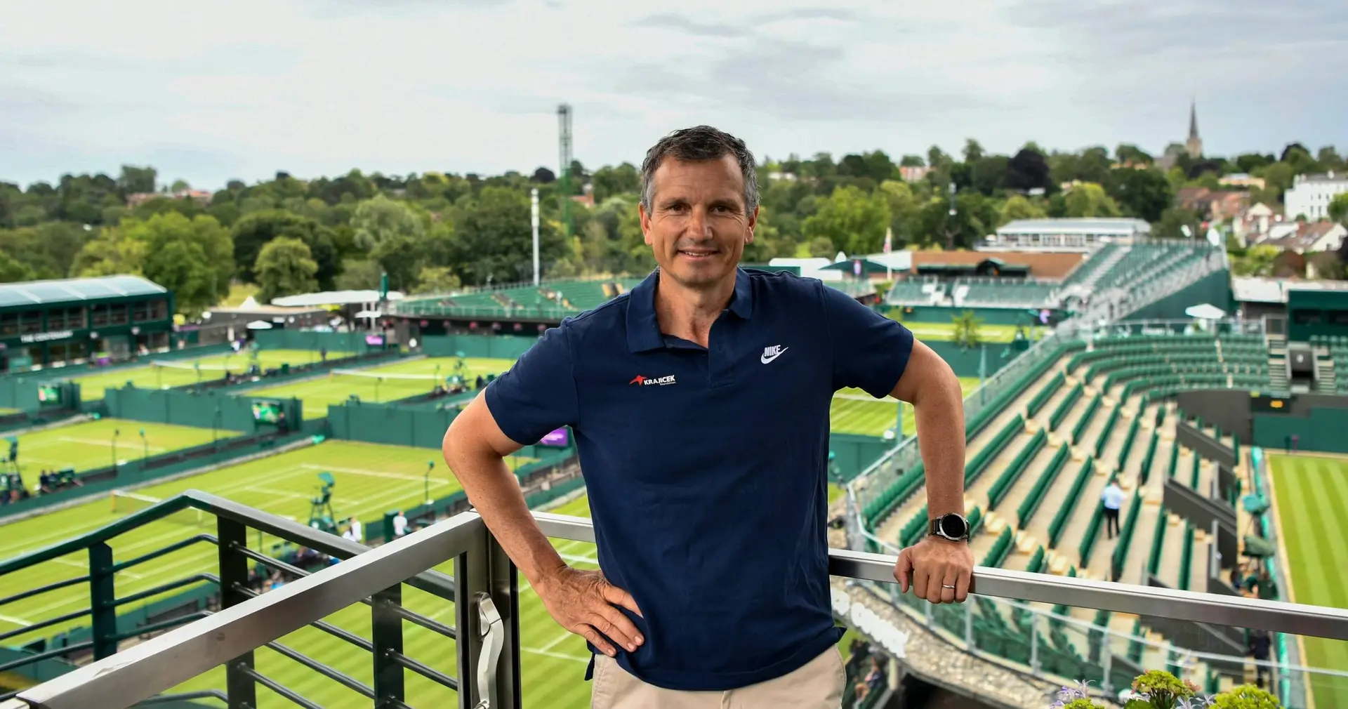 Krajicek met uitzicht over Wimbledon©Krajicek Foundation _Maaike Petri  kopie